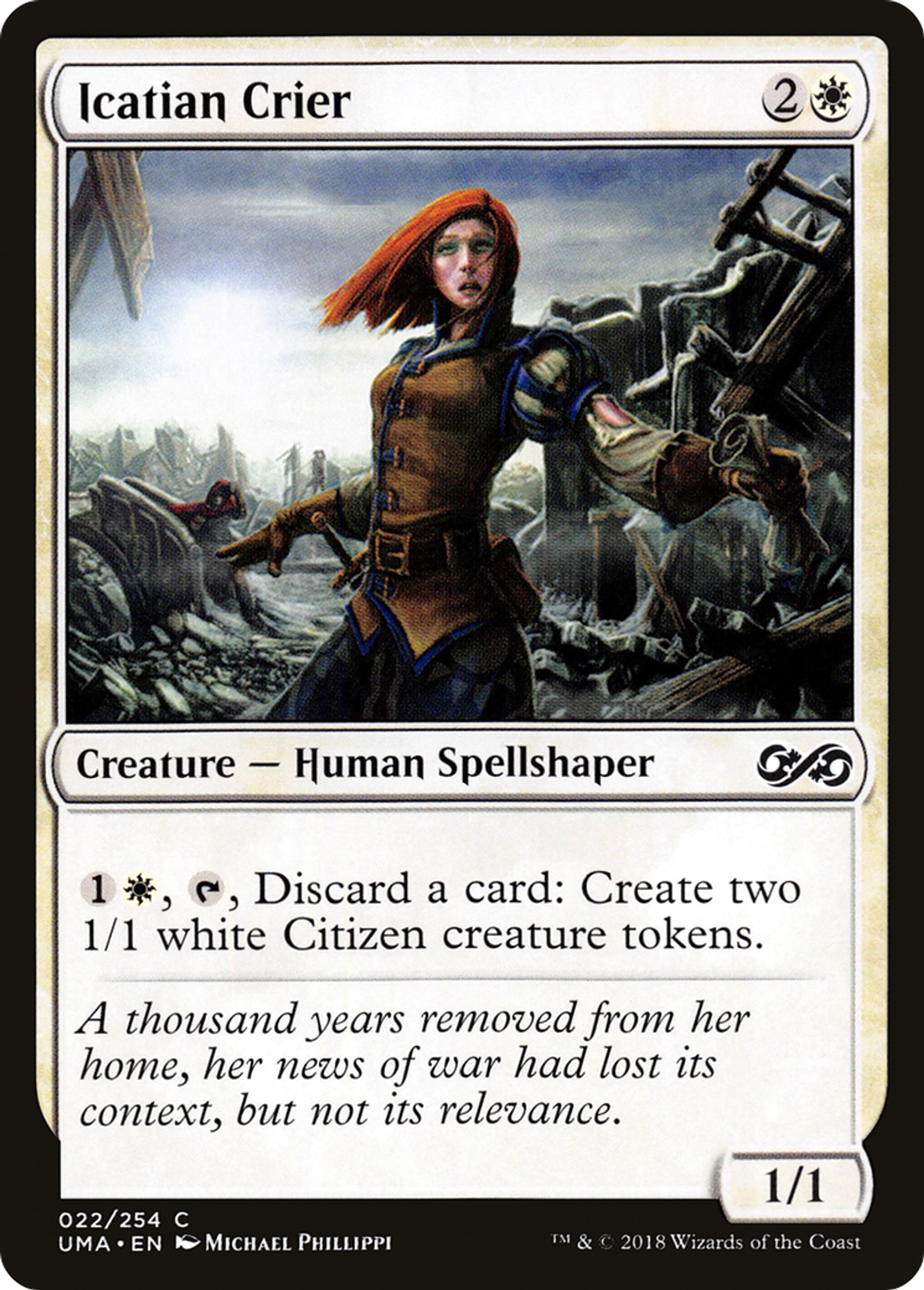 Icatian Crier — Ultimate Masters — Magic: The Gathering