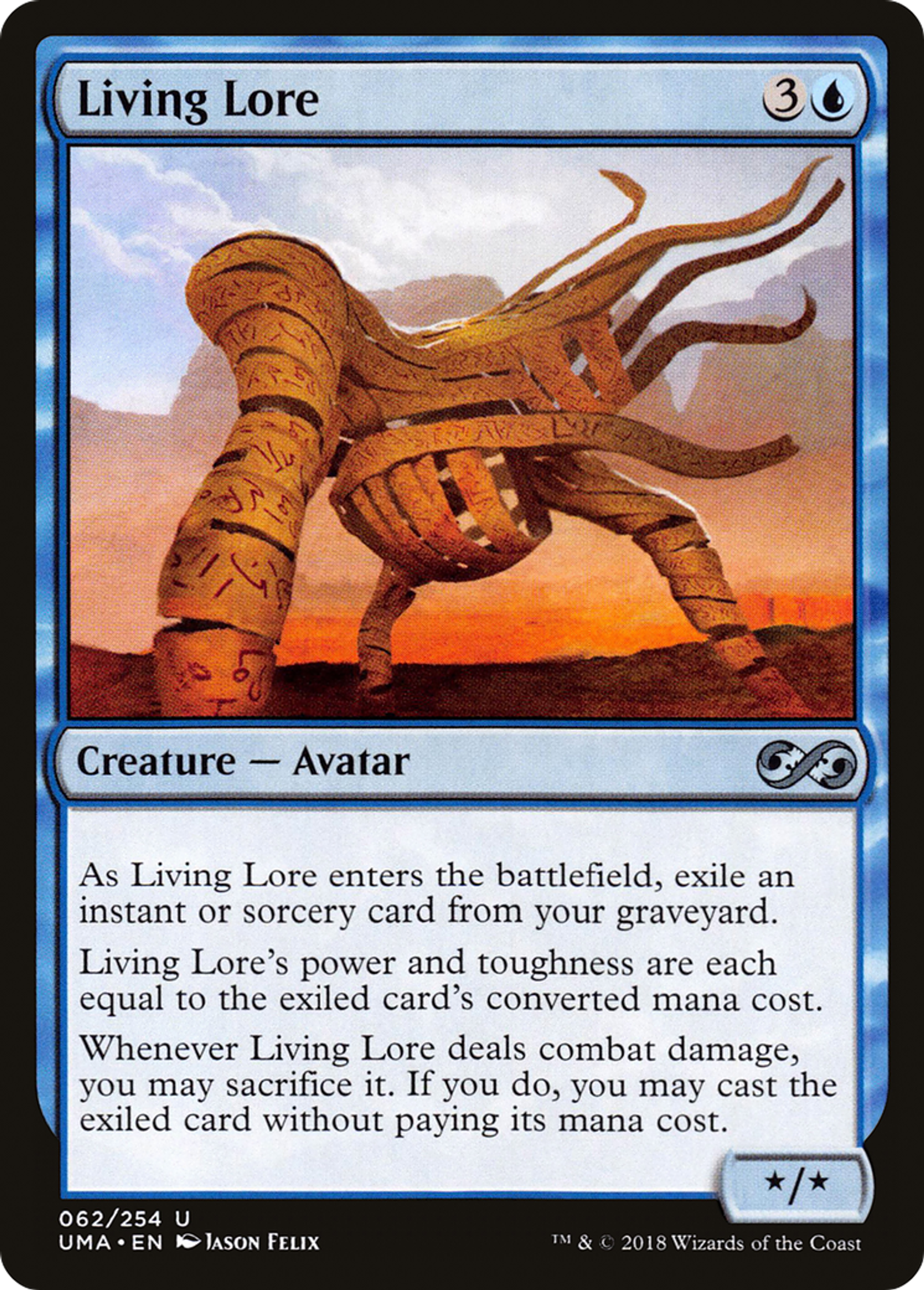 Living Lore — Ultimate Masters — Magic: The Gathering
