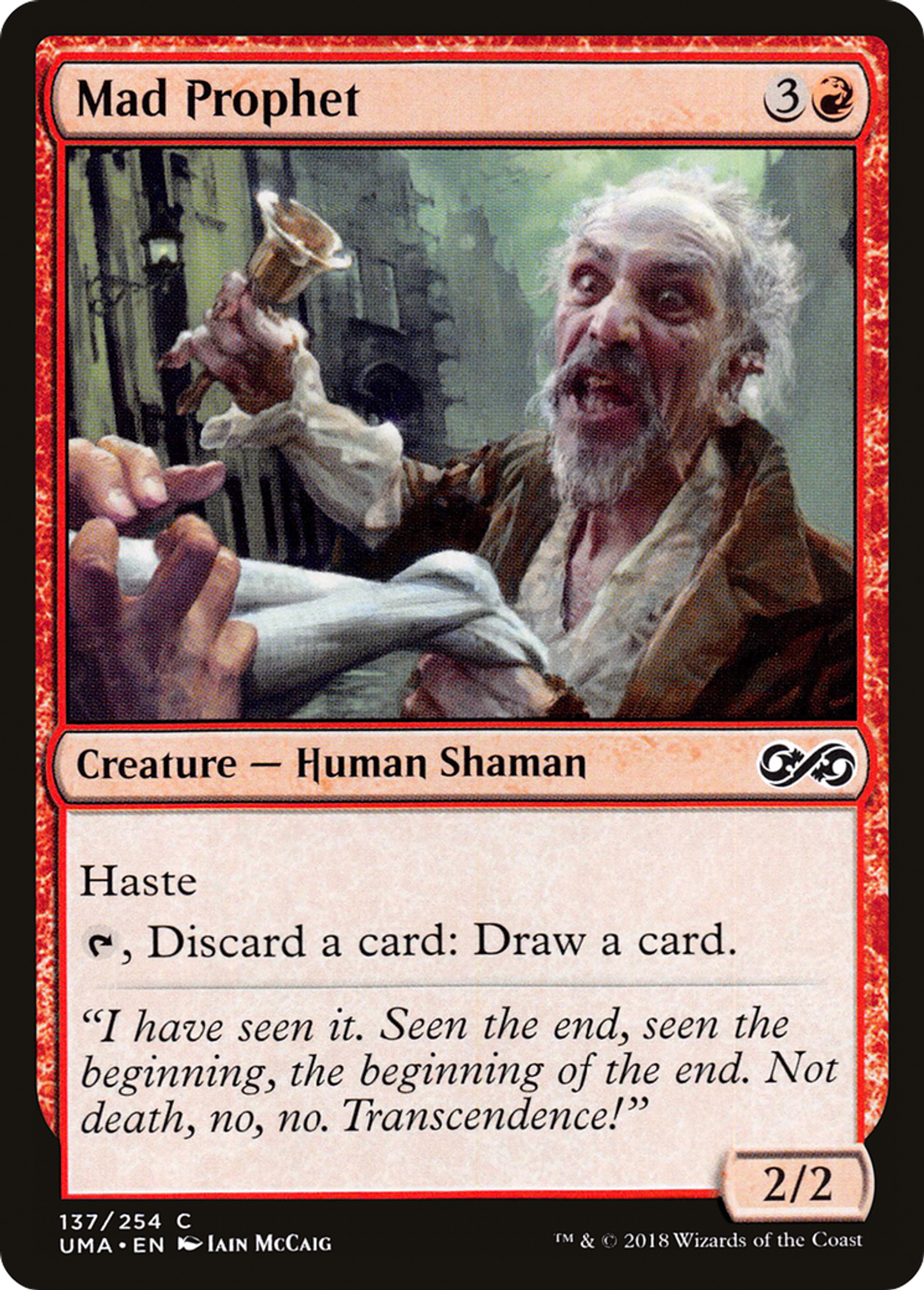Mad Prophet — Ultimate Masters — Magic: The Gathering