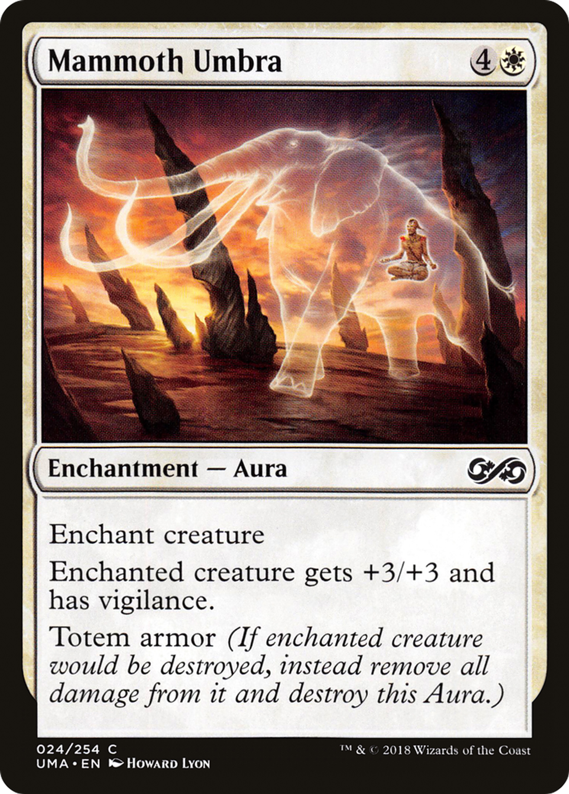 Mammoth Umbra — Ultimate Masters — Magic: The Gathering