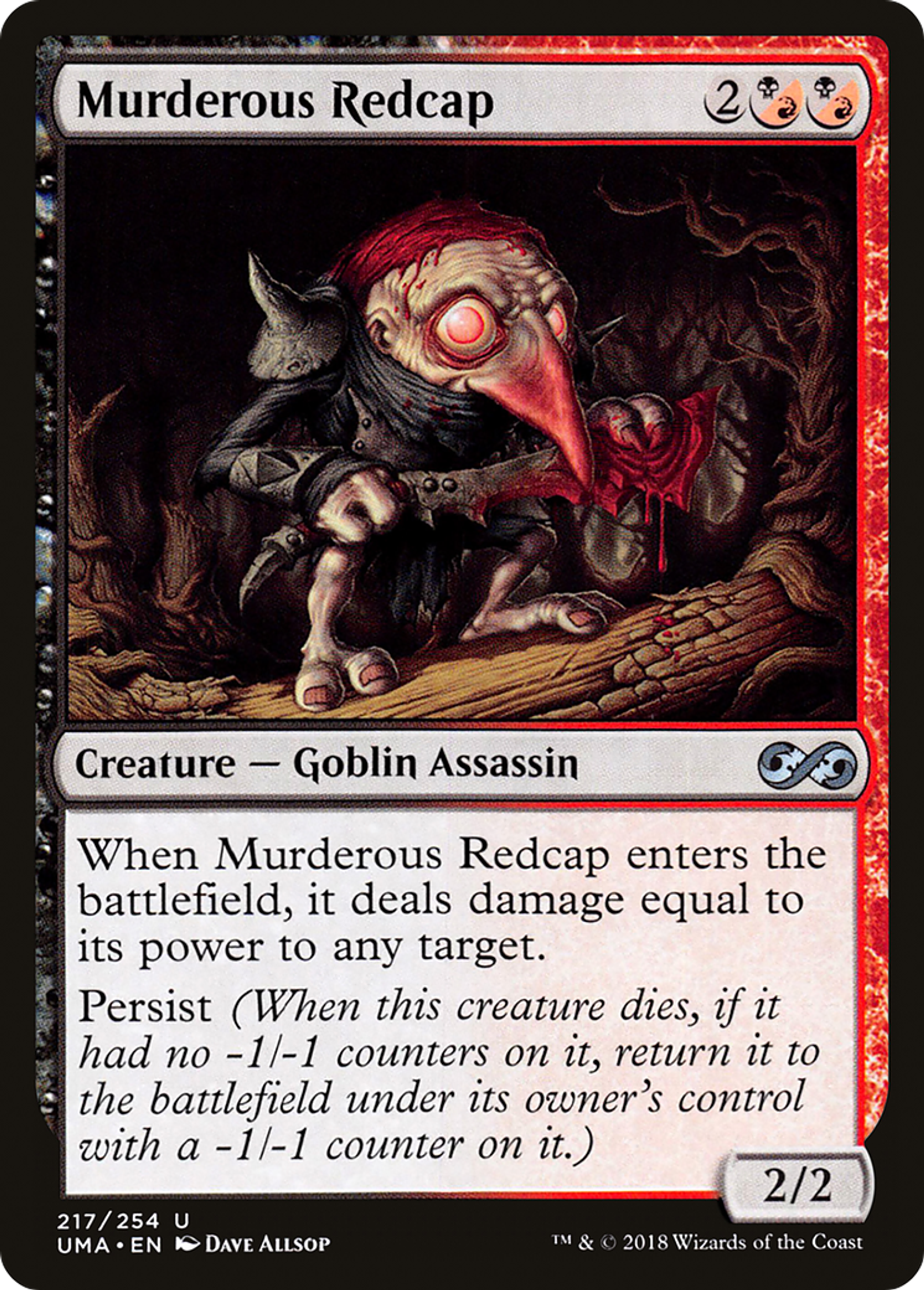 Murderous Redcap — Ultimate Masters — Magic: The Gathering