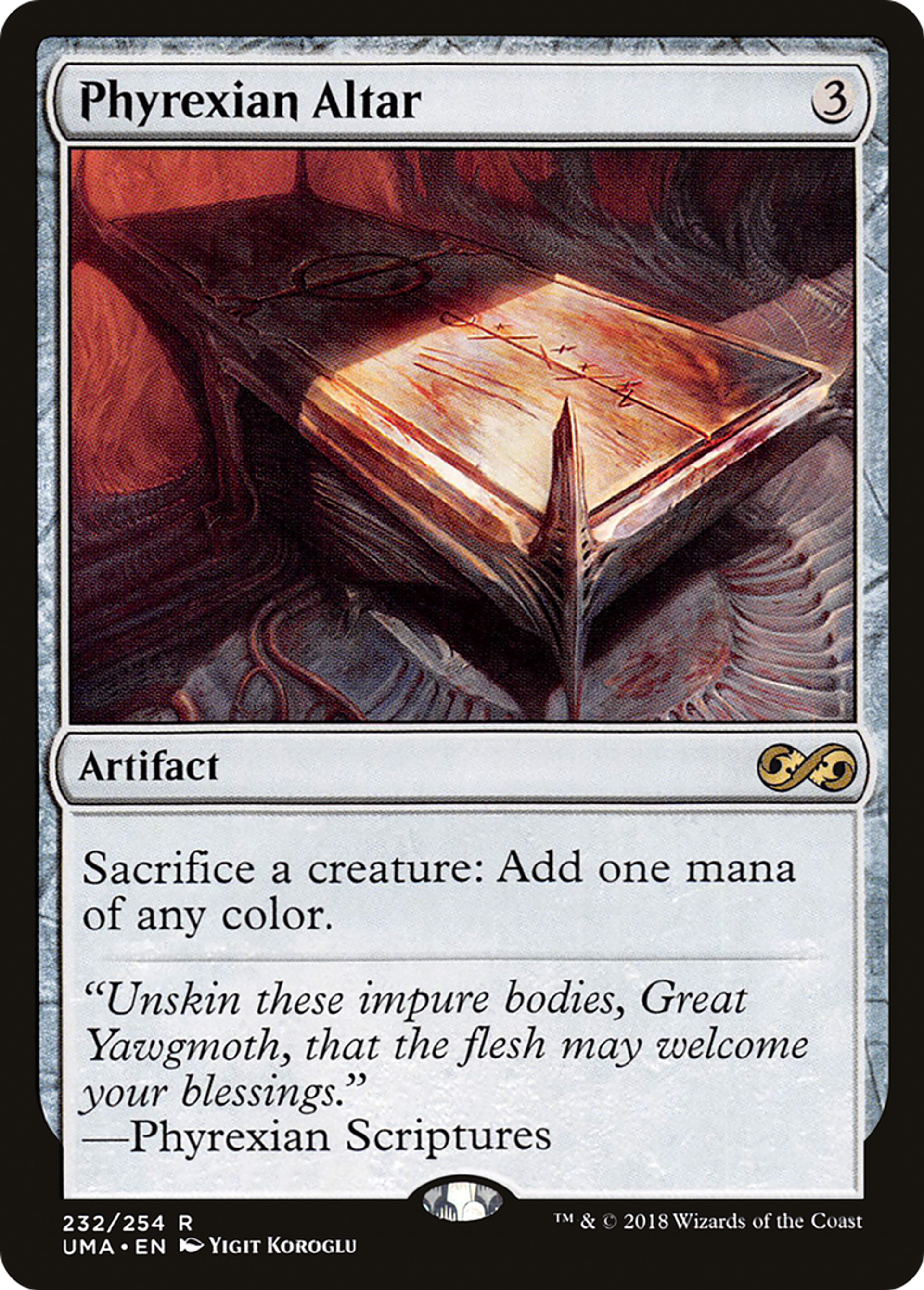 Phyrexian Altar — Ultimate Masters — Magic: The Gathering