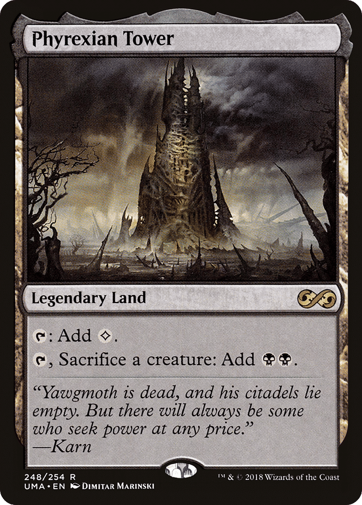 Phyrexian Tower — Ultimate Masters — Magic: The Gathering