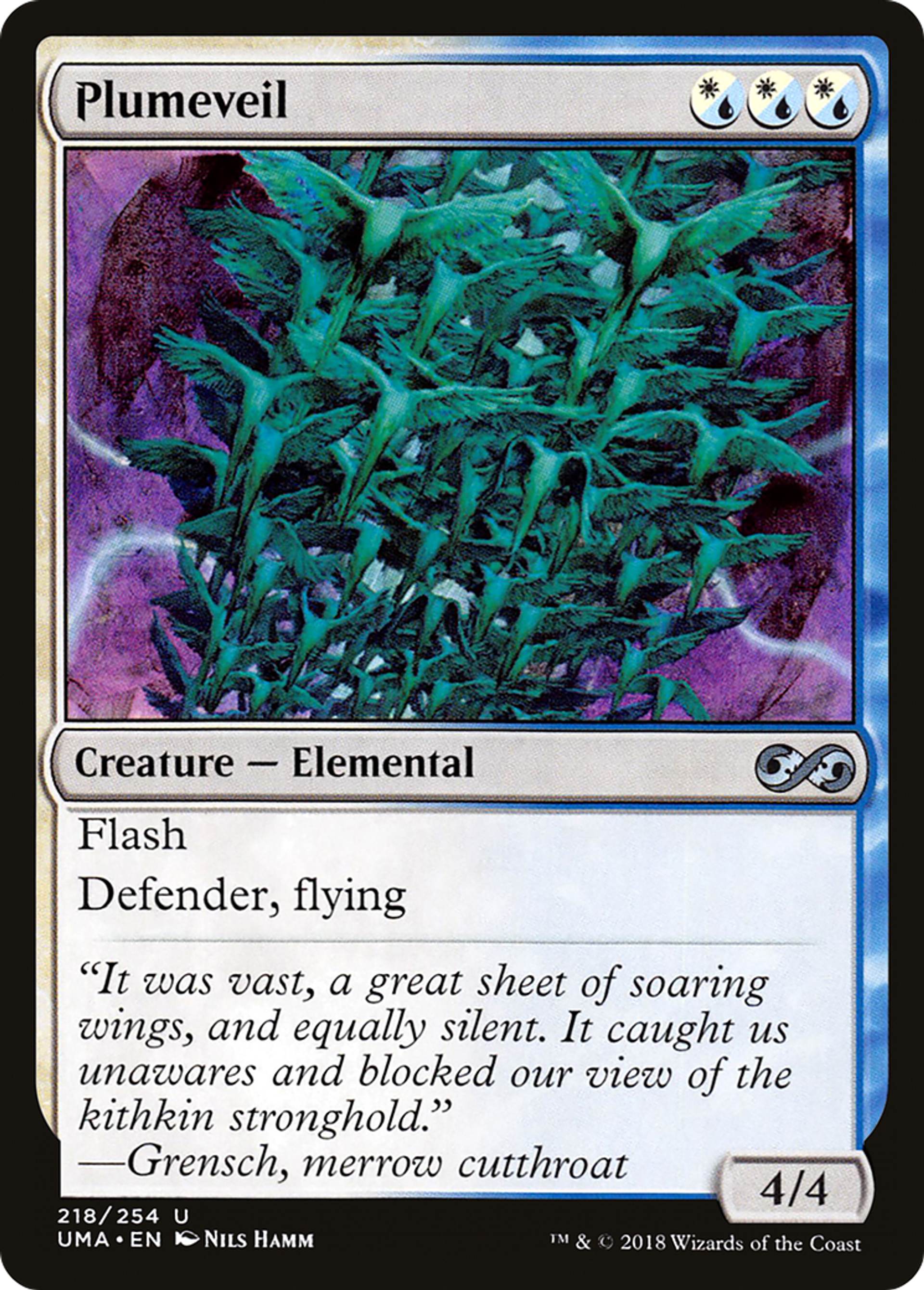 Plumeveil — Ultimate Masters — Magic: The Gathering