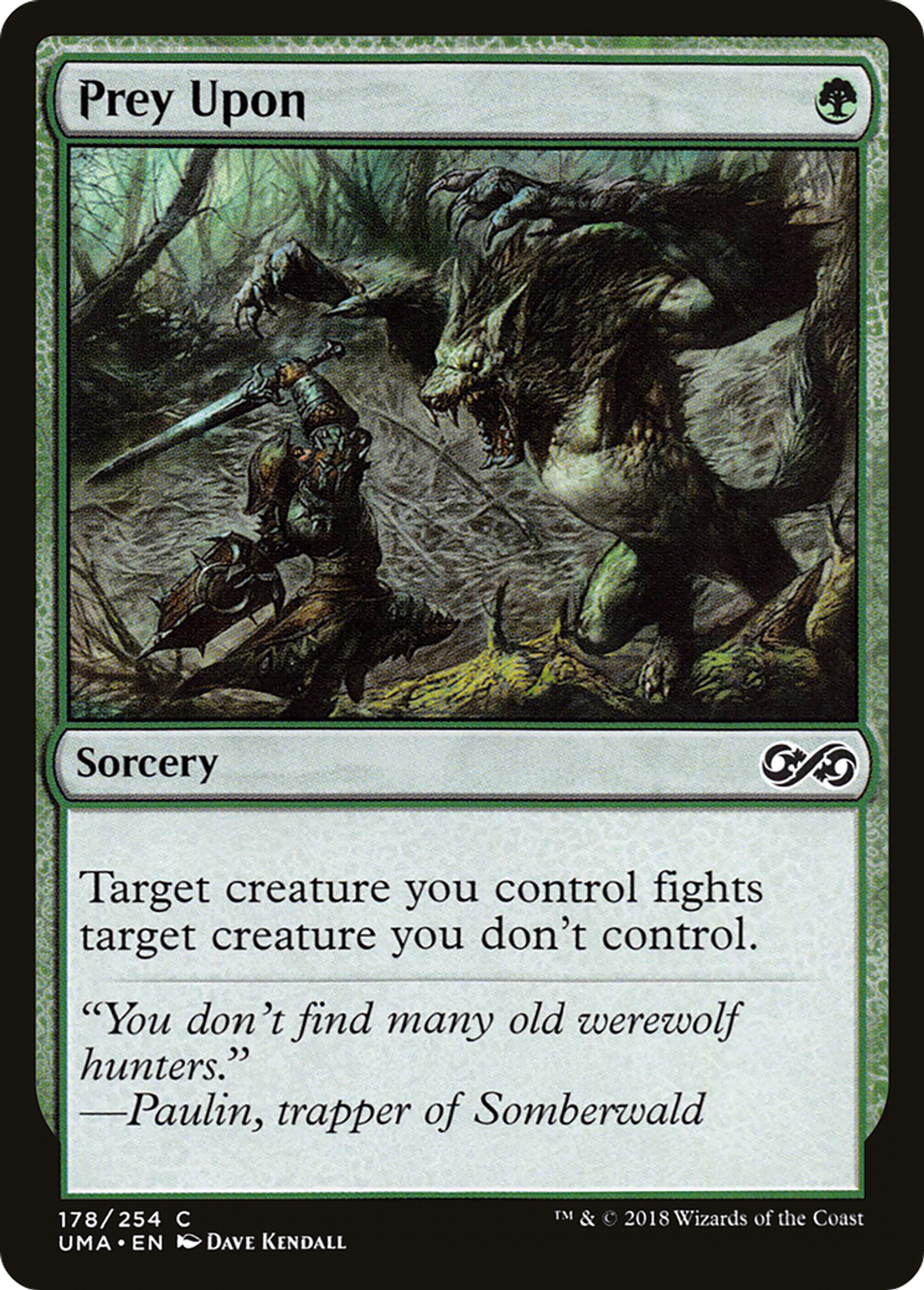 Prey Upon — Ultimate Masters — Magic: The Gathering