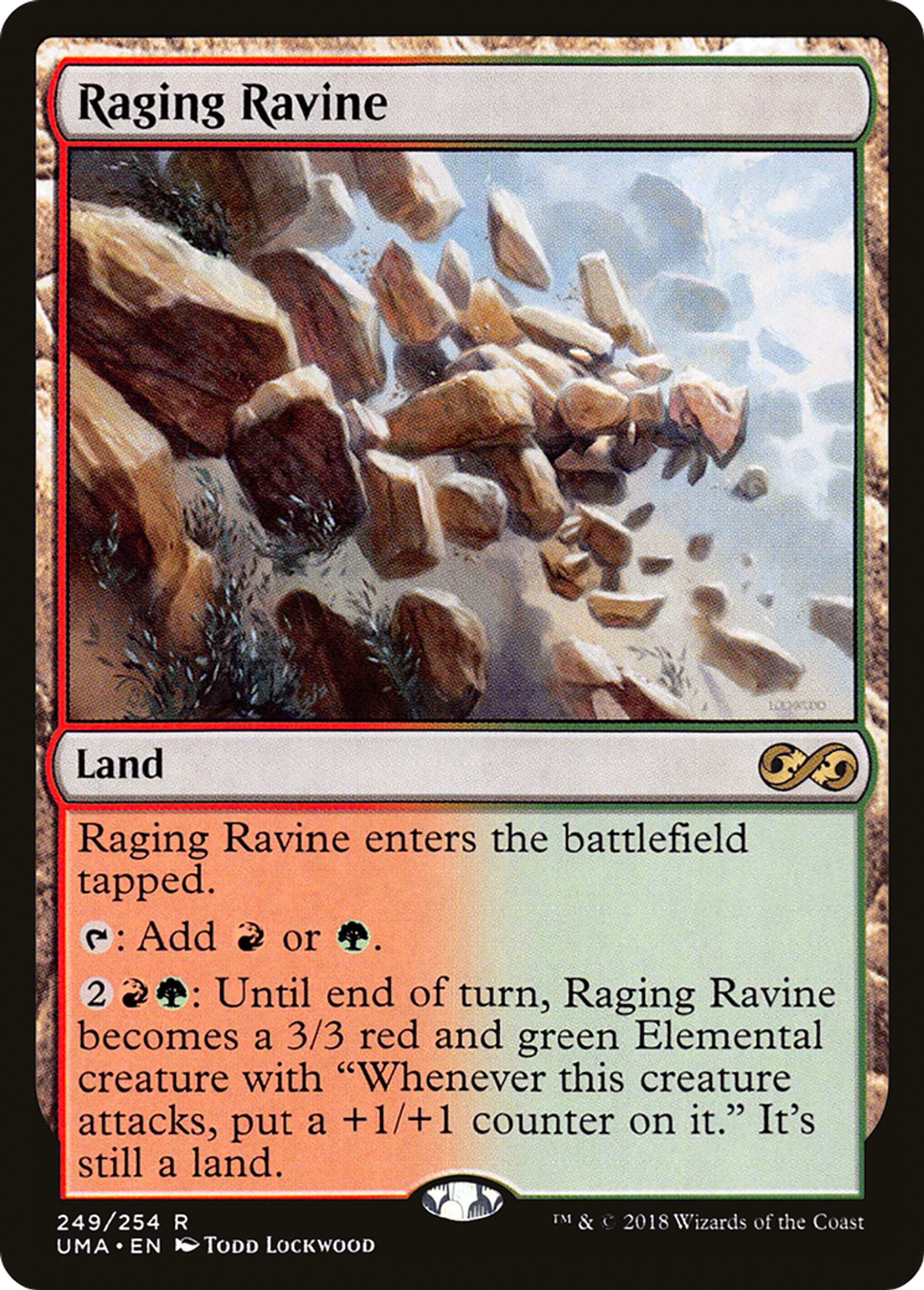 Raging Ravine — Ultimate Masters — Magic: The Gathering