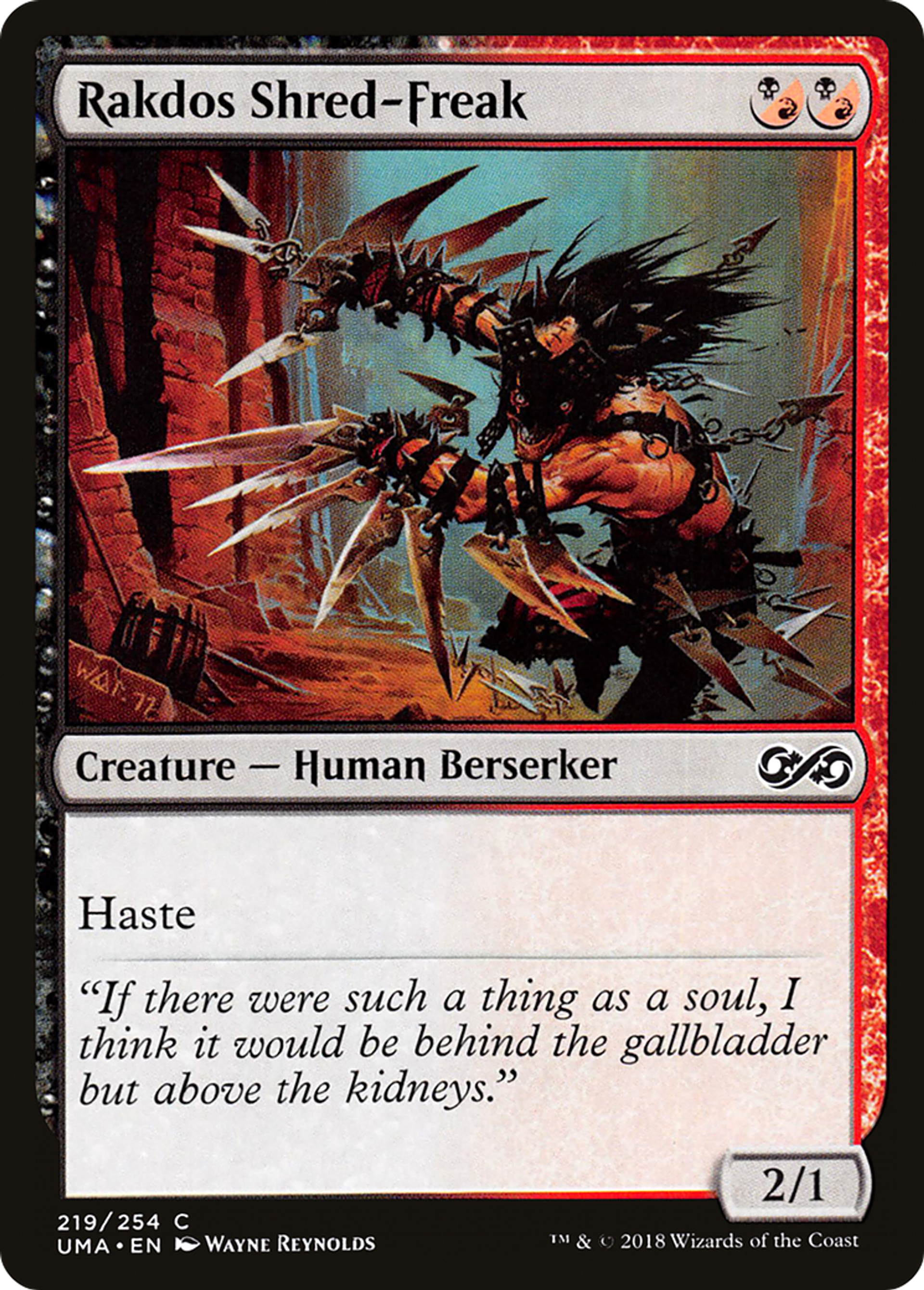Rakdos Shred-Freak — Ultimate Masters — Magic: The Gathering