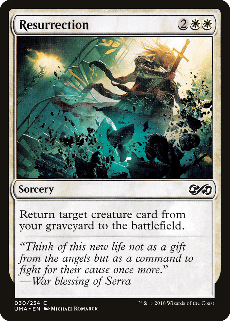 Resurrection — Ultimate Masters — Magic: The Gathering
