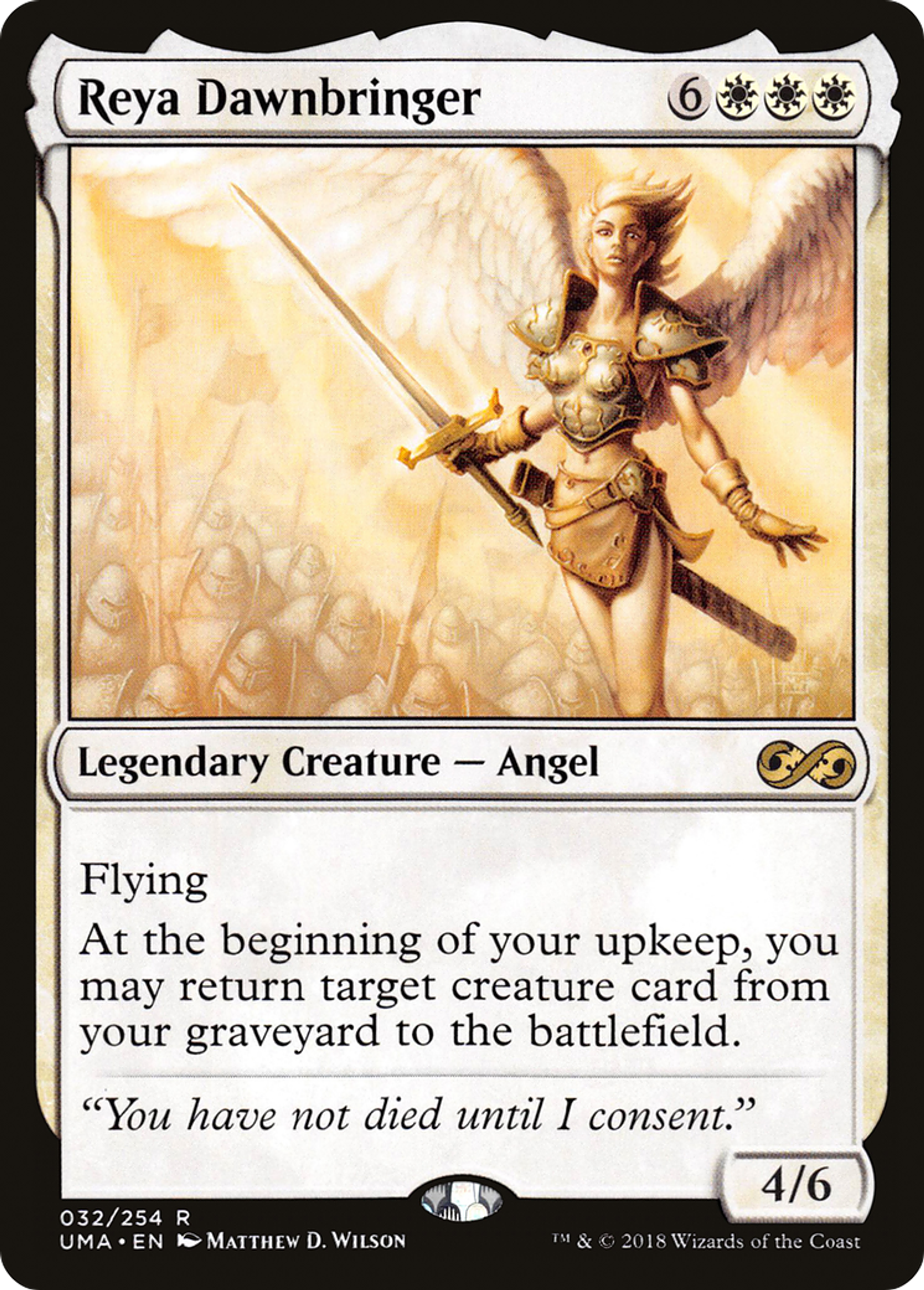 Reya Dawnbringer — Ultimate Masters — Magic: The Gathering