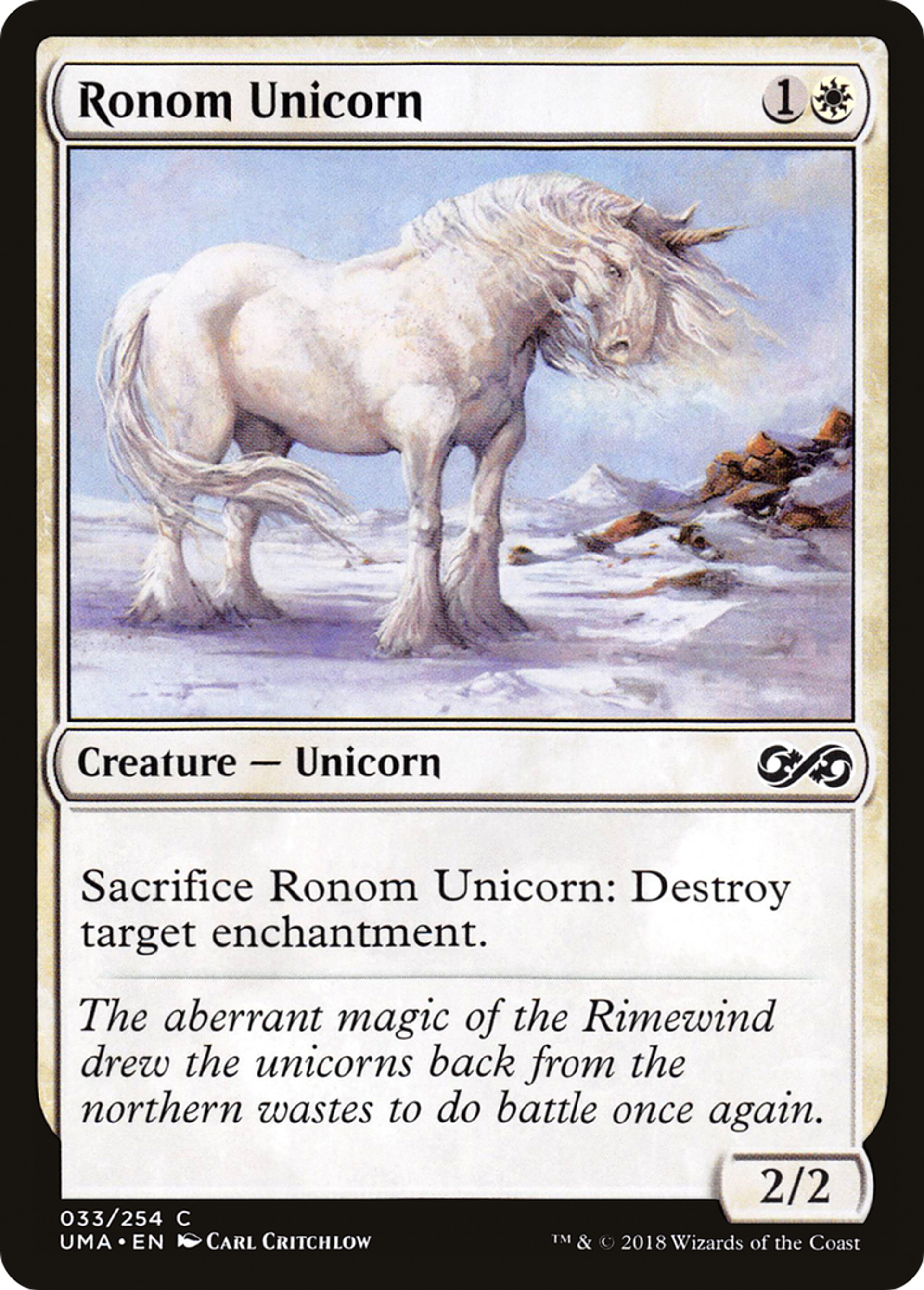 Ronom Unicorn — Ultimate Masters — Magic: The Gathering