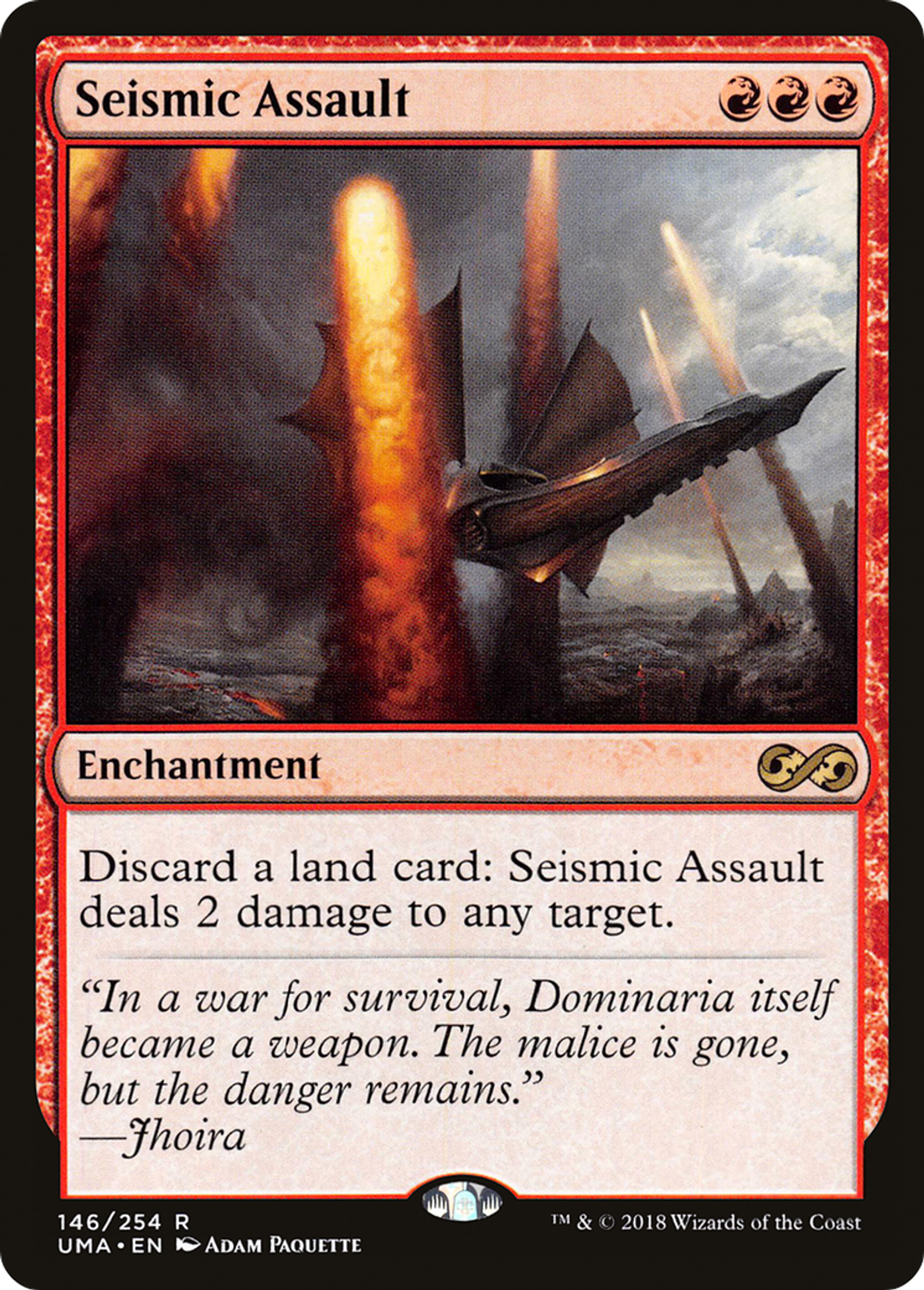 Seismic Assault — Ultimate Masters — Magic: The Gathering