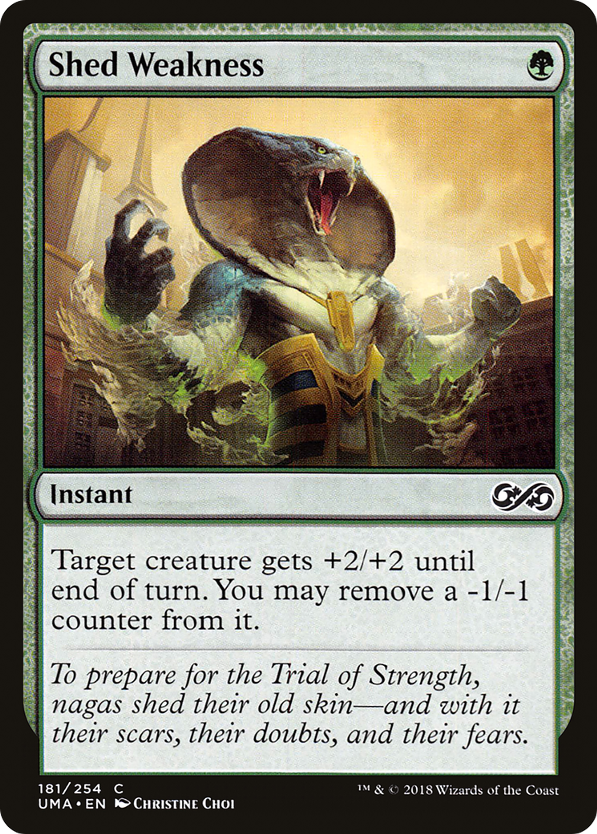 Shed Weakness — Ultimate Masters — Magic: The Gathering