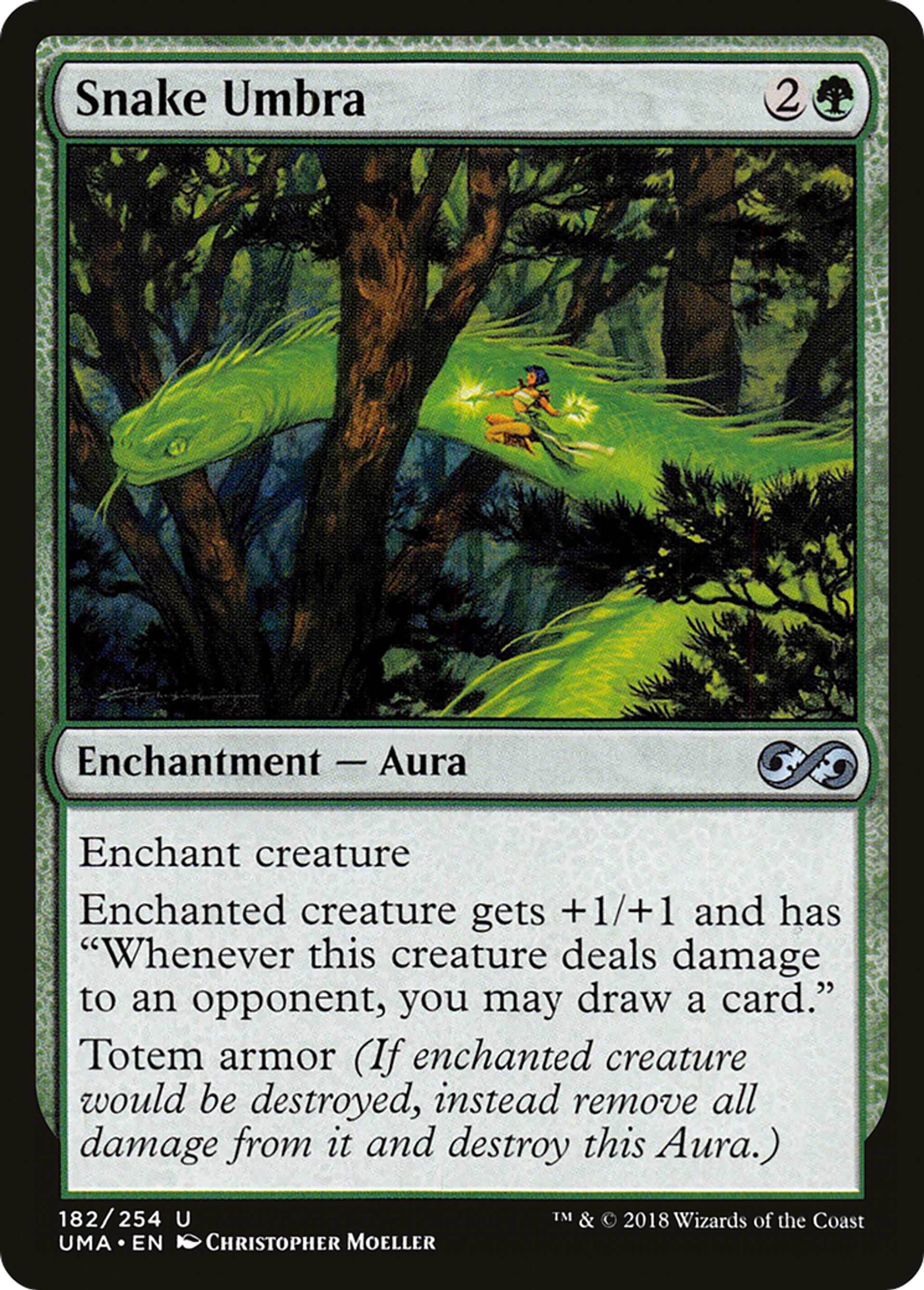 Snake Umbra — Ultimate Masters — Magic: The Gathering