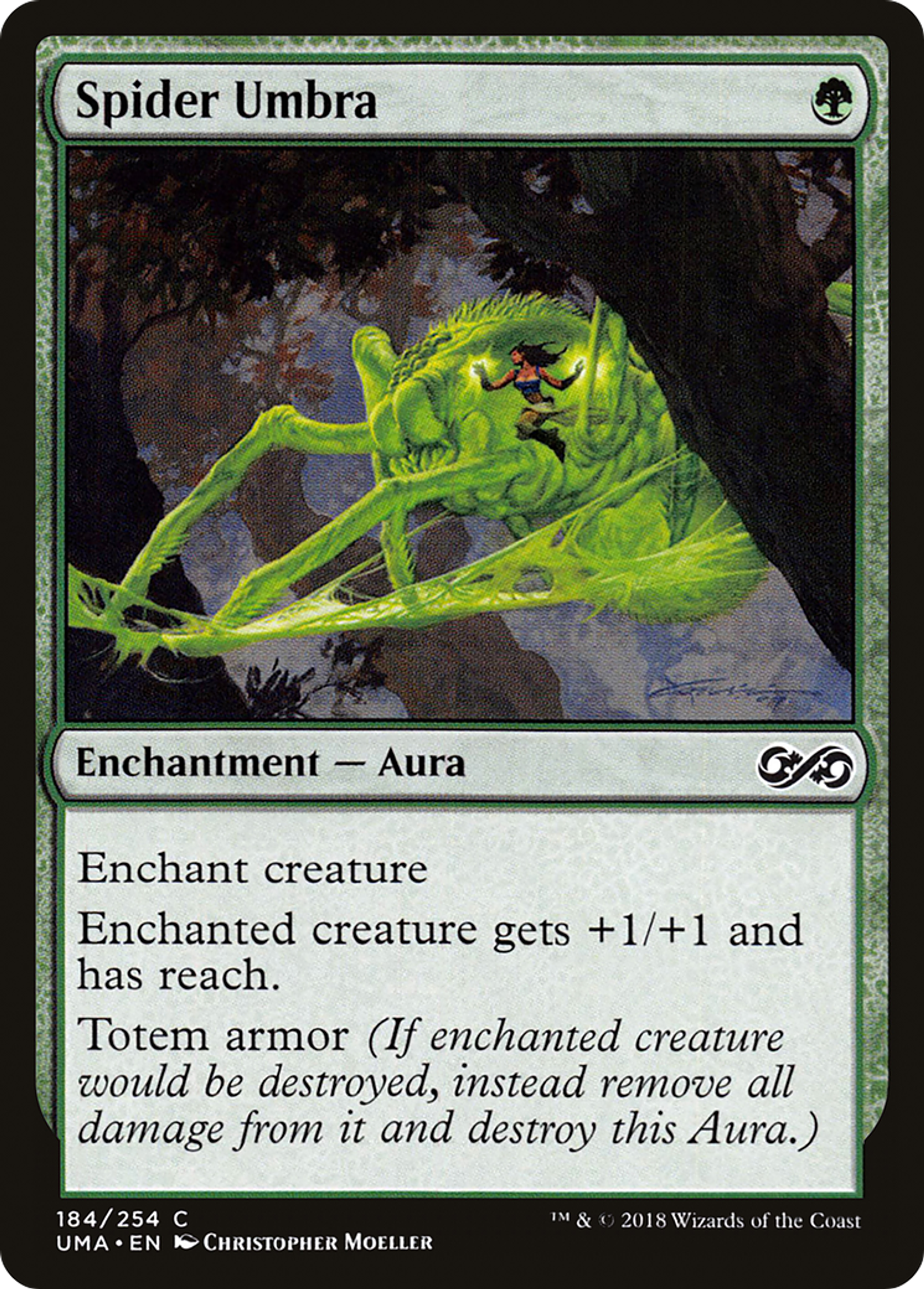 Spider Umbra — Ultimate Masters — Magic: The Gathering