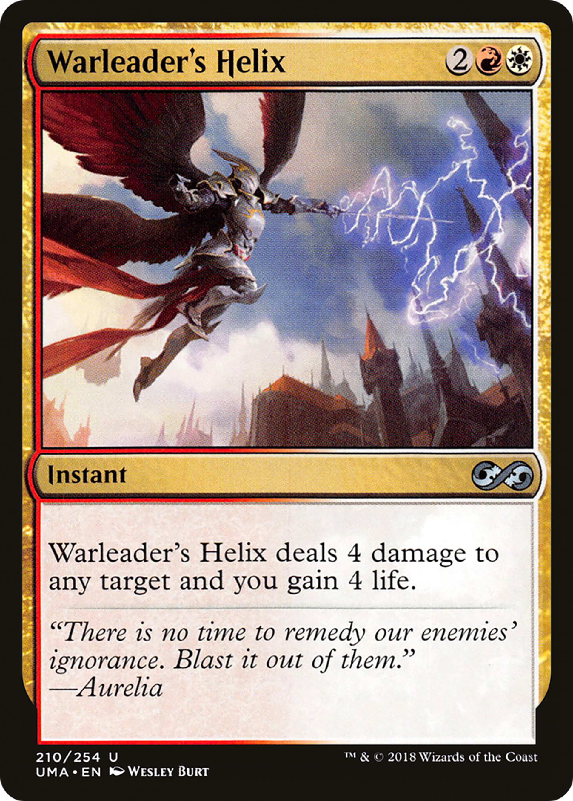 Warleader's Helix — Ultimate Masters — Magic: The Gathering