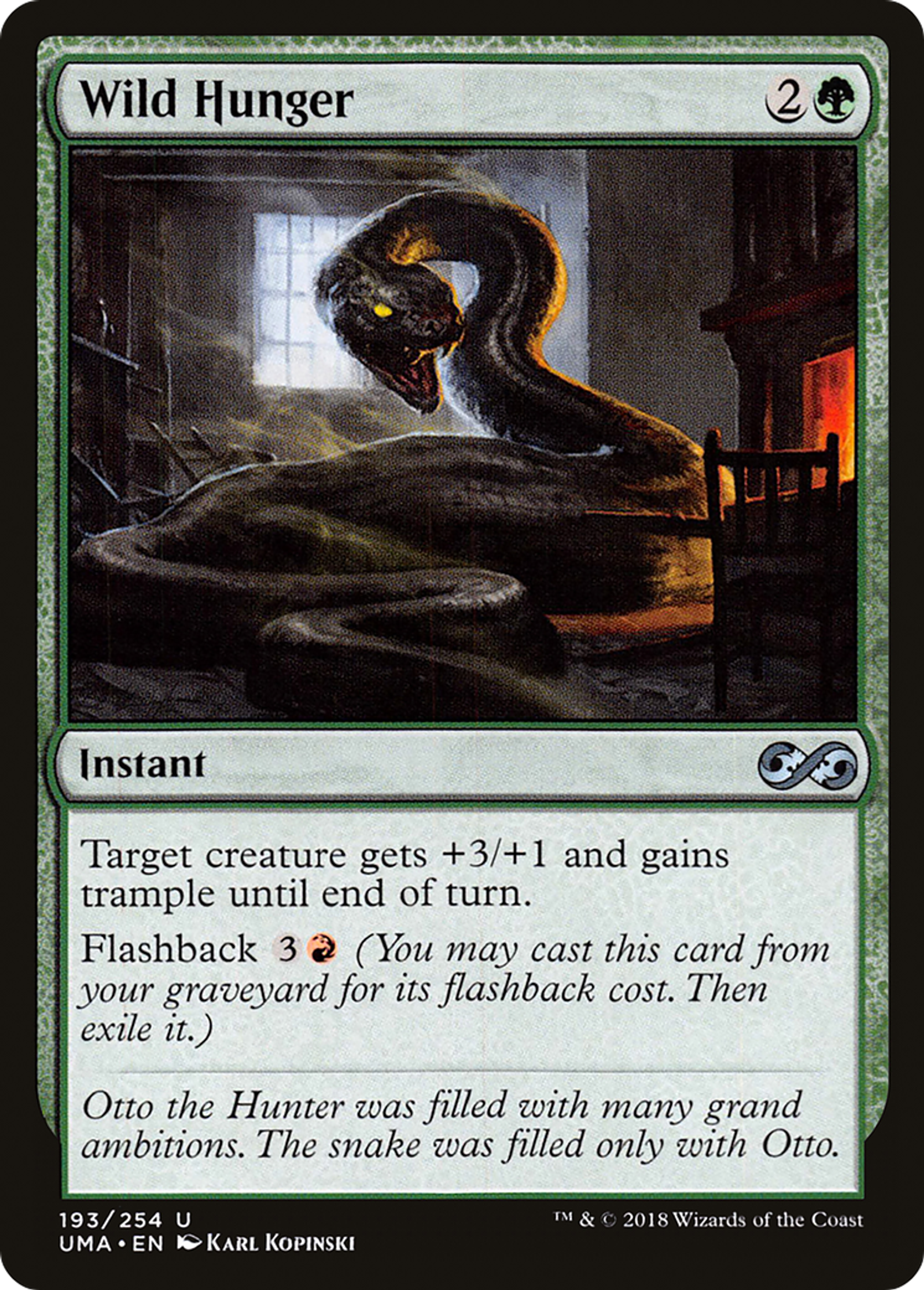 Wild Hunger — Ultimate Masters — Magic: The Gathering