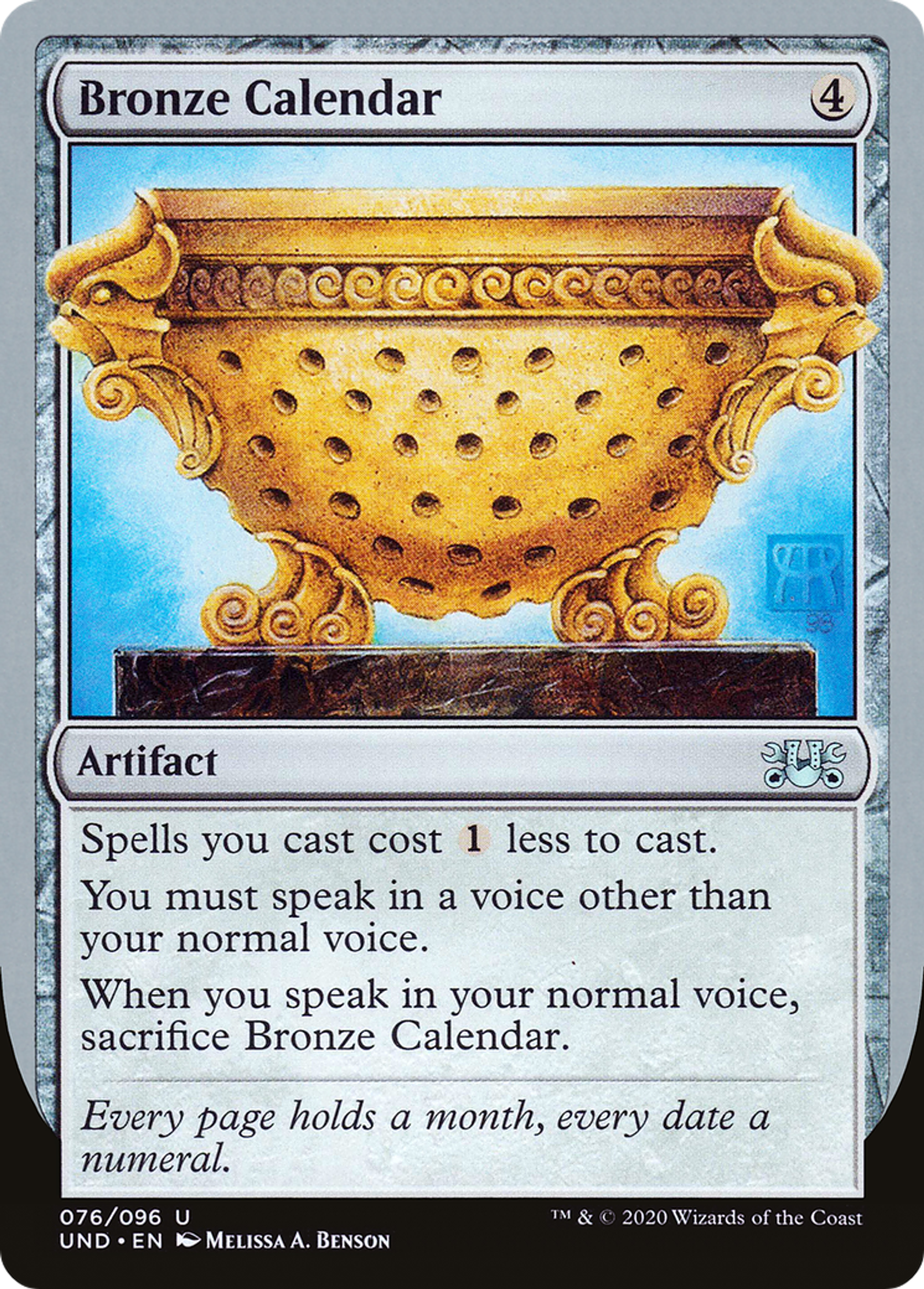 Bronze Calendar — Unsanctioned — Magic: The Gathering