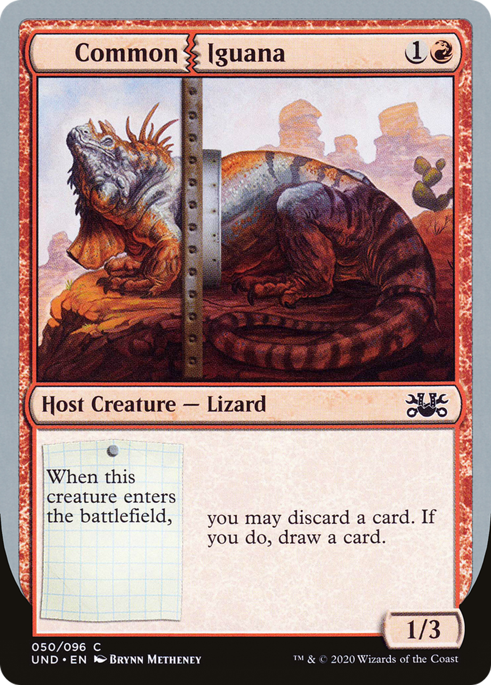 Common Iguana — Unsanctioned — Magic: The Gathering