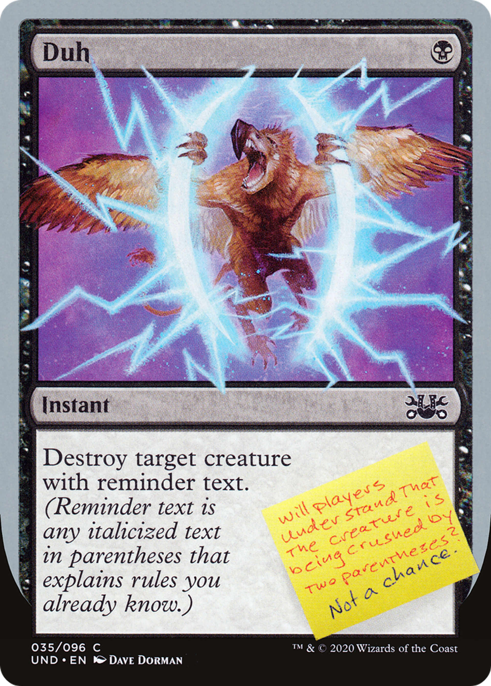 Duh — Unsanctioned — Magic: The Gathering