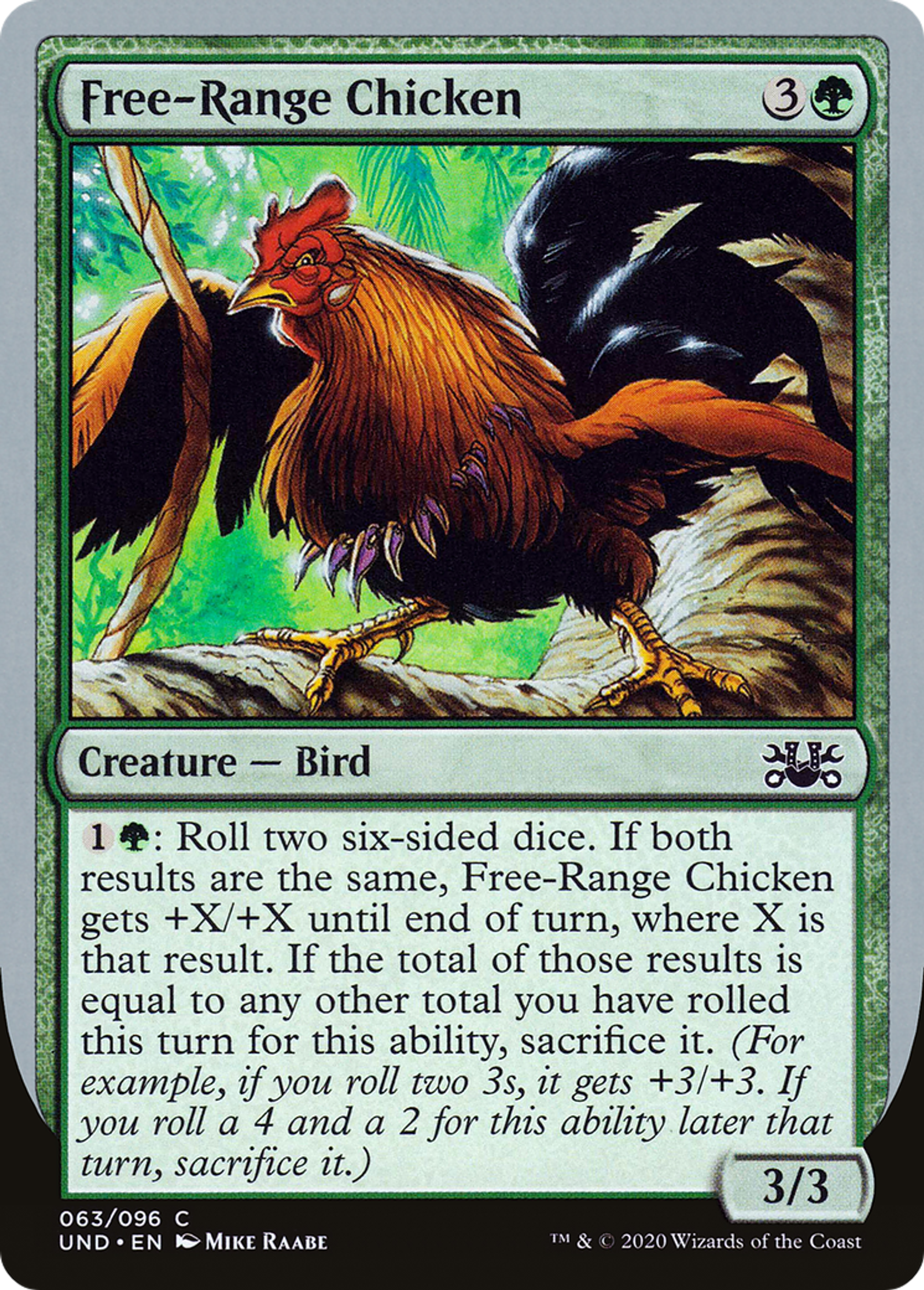 Free-Range Chicken — Unsanctioned — Magic: The Gathering