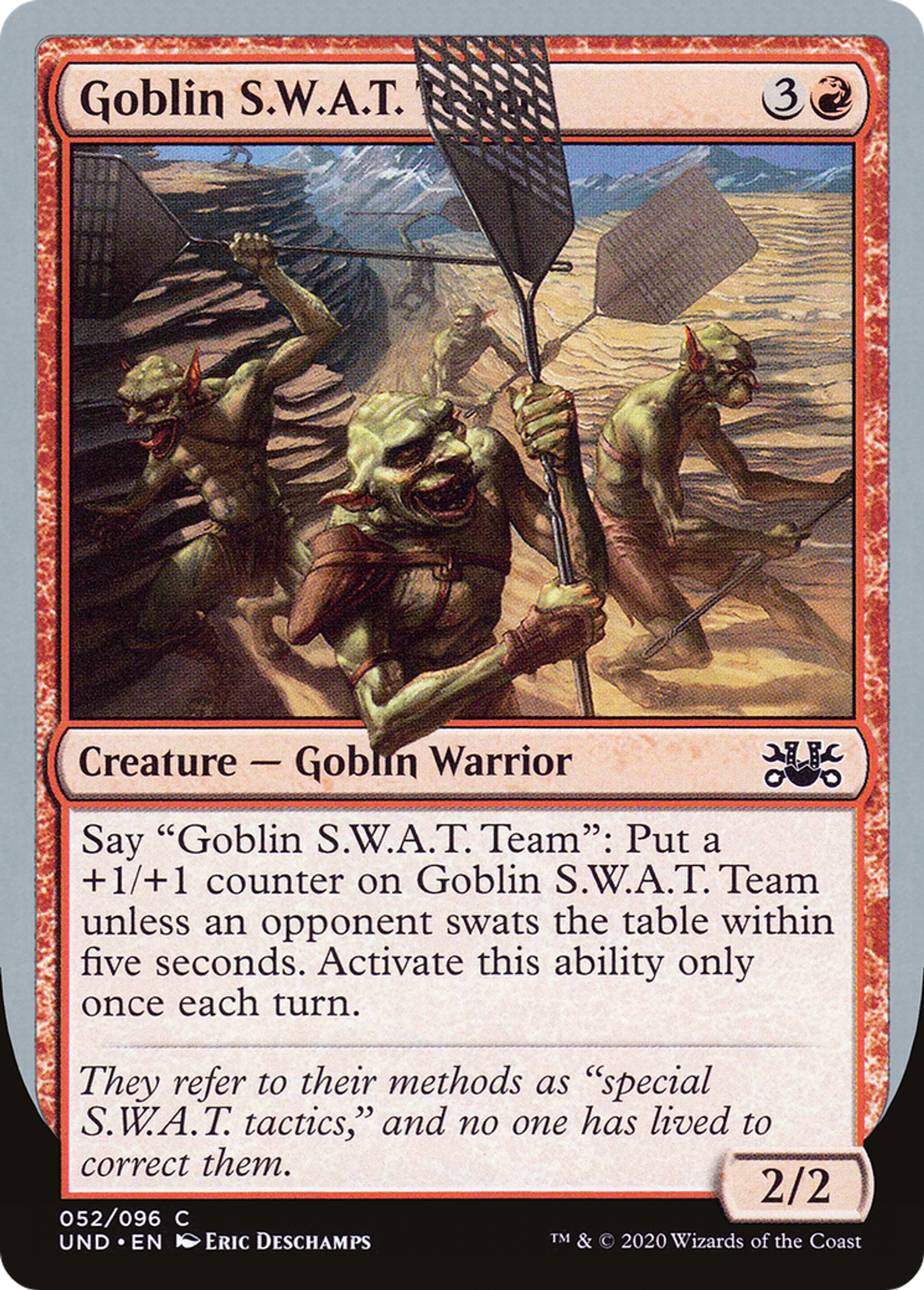 Goblin S.W.A.T. Team — Unsanctioned — Magic: The Gathering