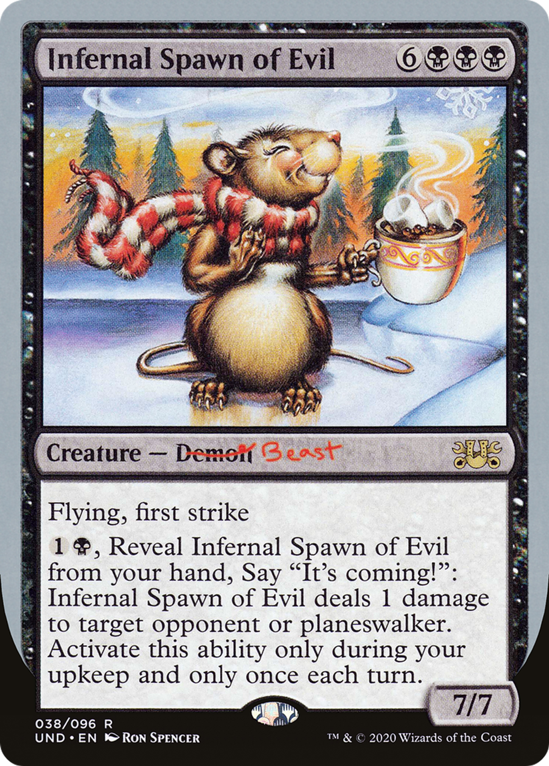 Infernal Spawn of Evil — Unsanctioned — Magic: The Gathering