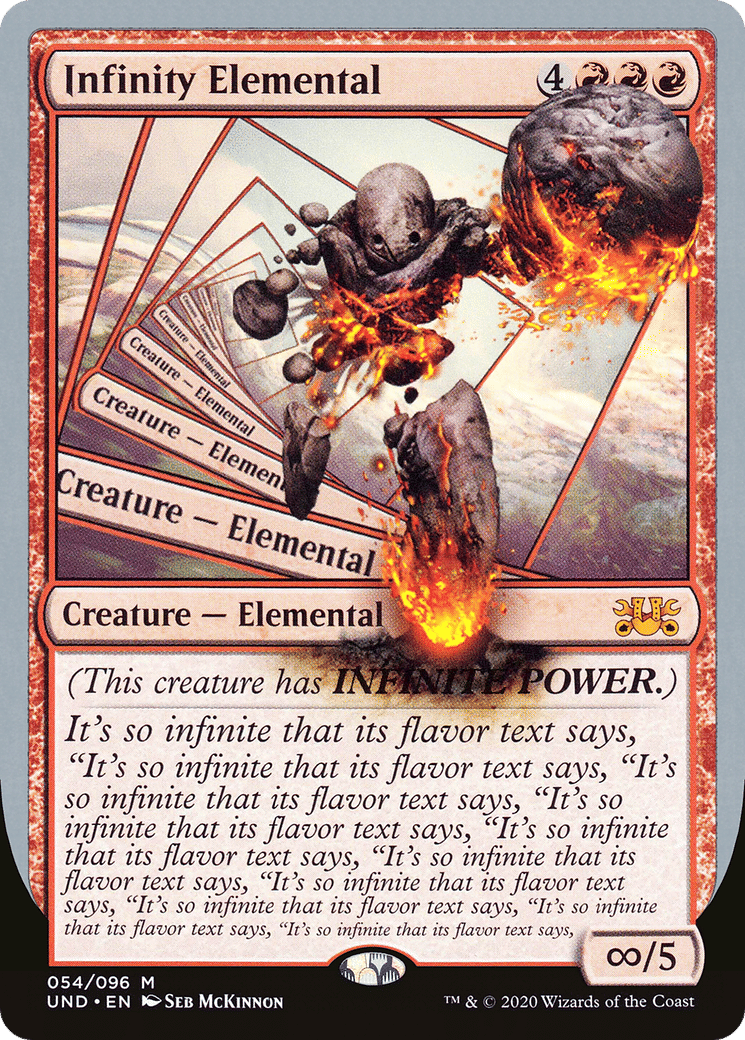 Infinity Elemental — Unsanctioned — Magic: The Gathering