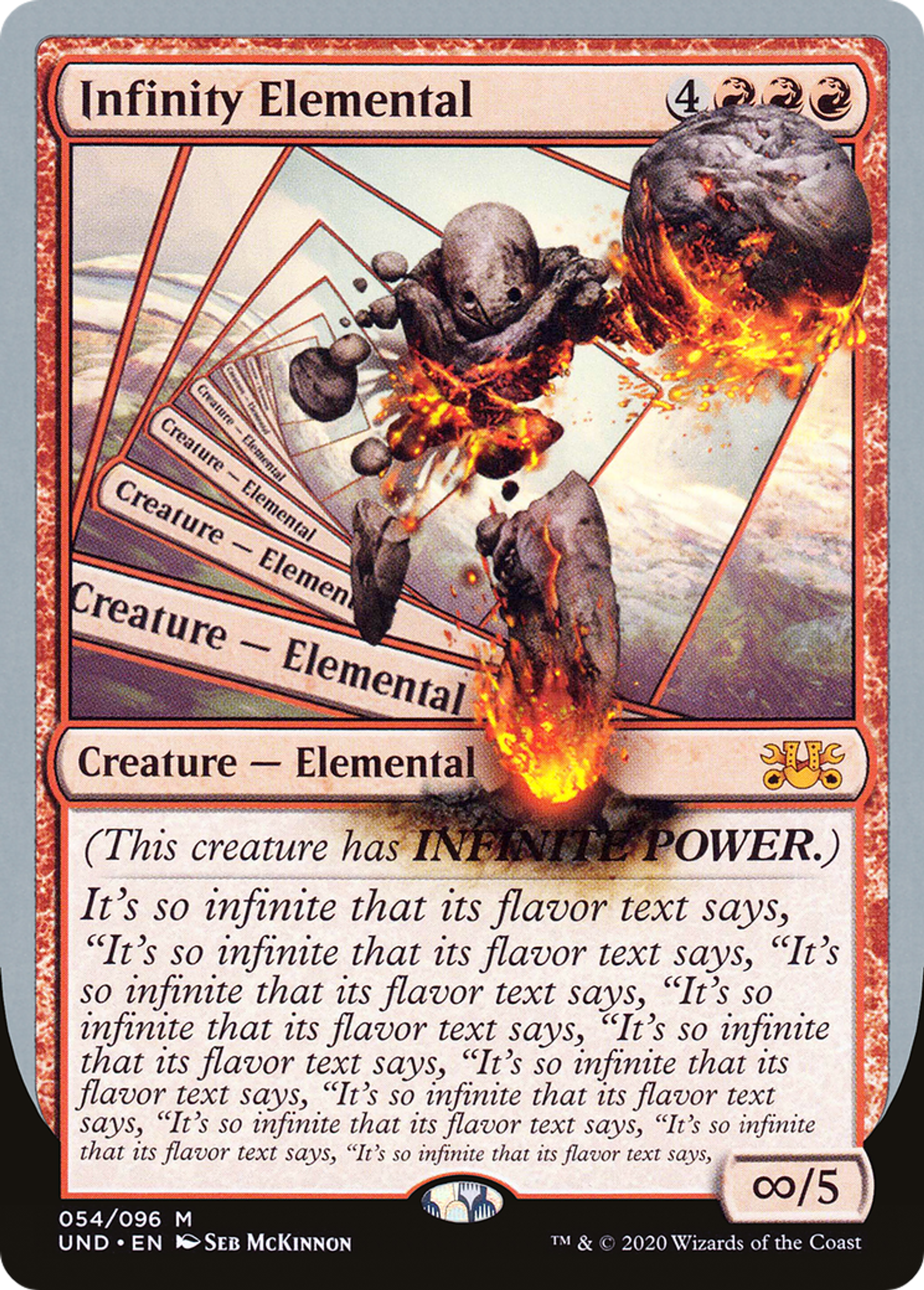 Infinity Elemental — Unsanctioned — Magic: The Gathering