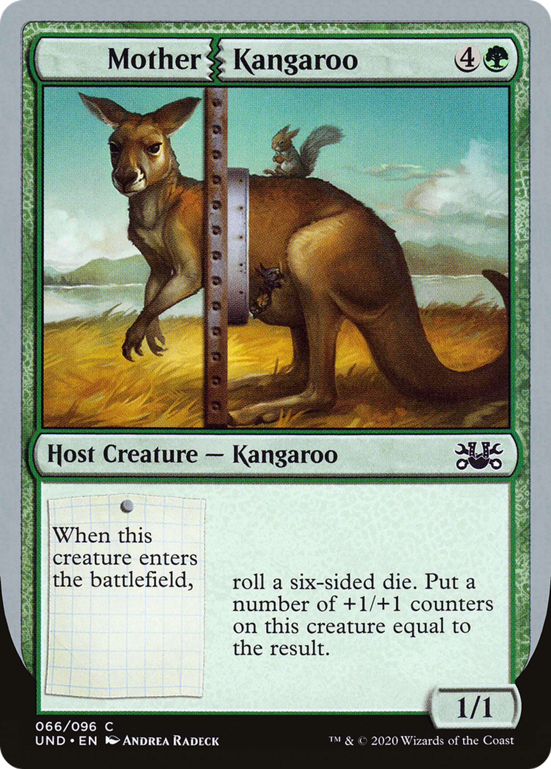 Mother Kangaroo — Unsanctioned — Magic: The Gathering