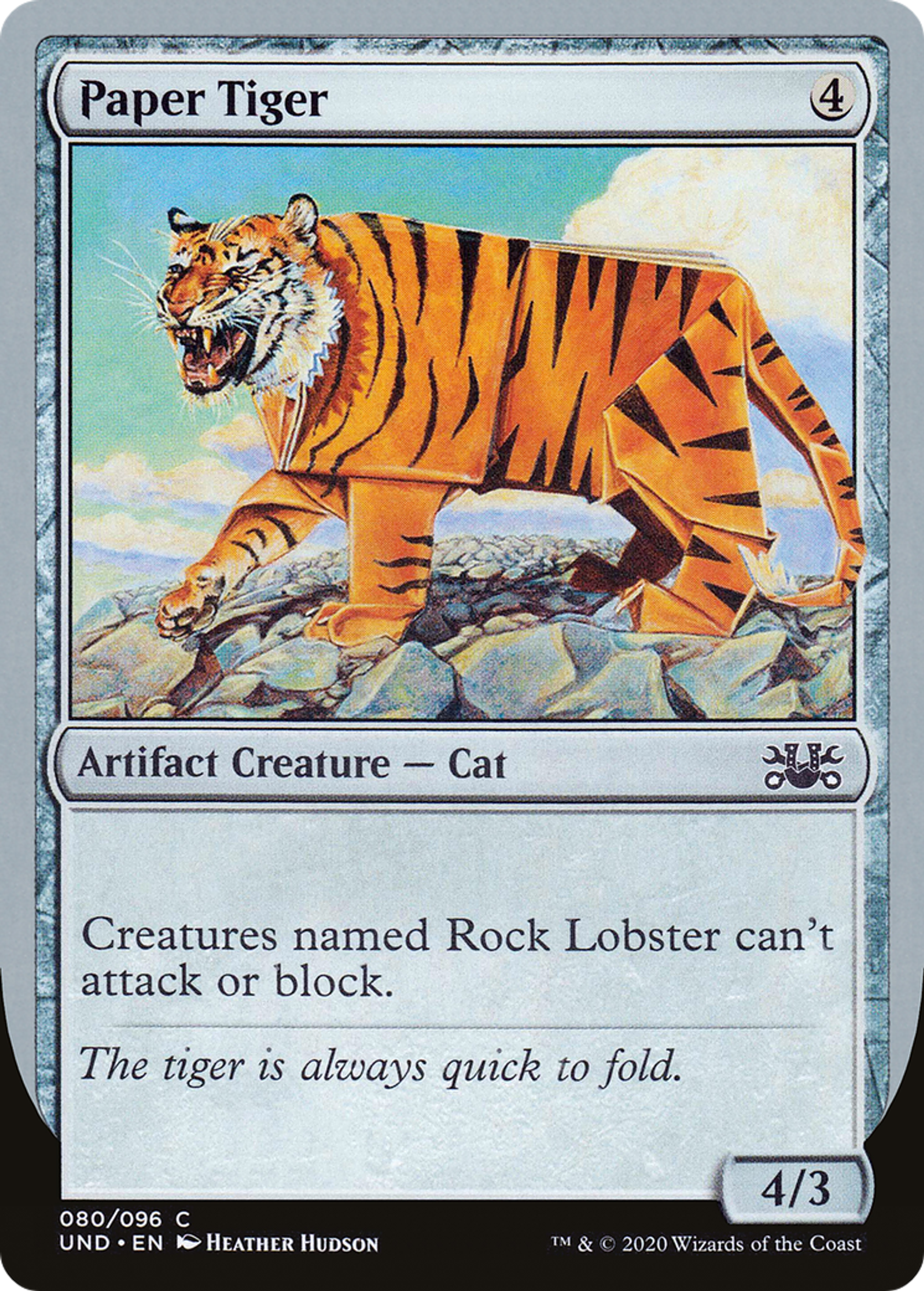 Paper Tiger — Unsanctioned — Magic: The Gathering