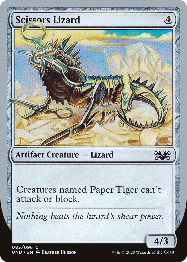 Scissors Lizard — Unsanctioned — Magic: The Gathering