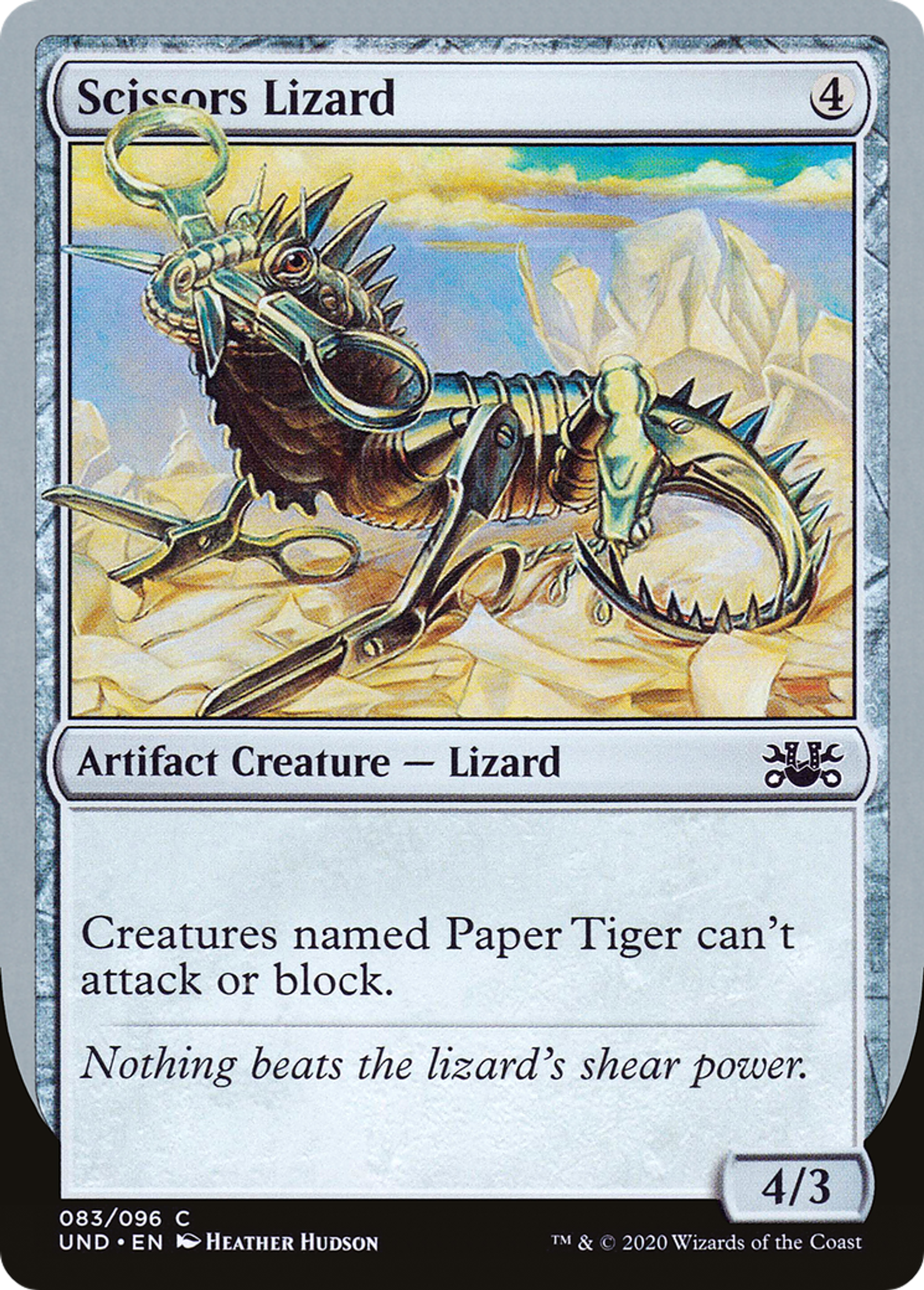 Scissors Lizard — Unsanctioned — Magic: The Gathering