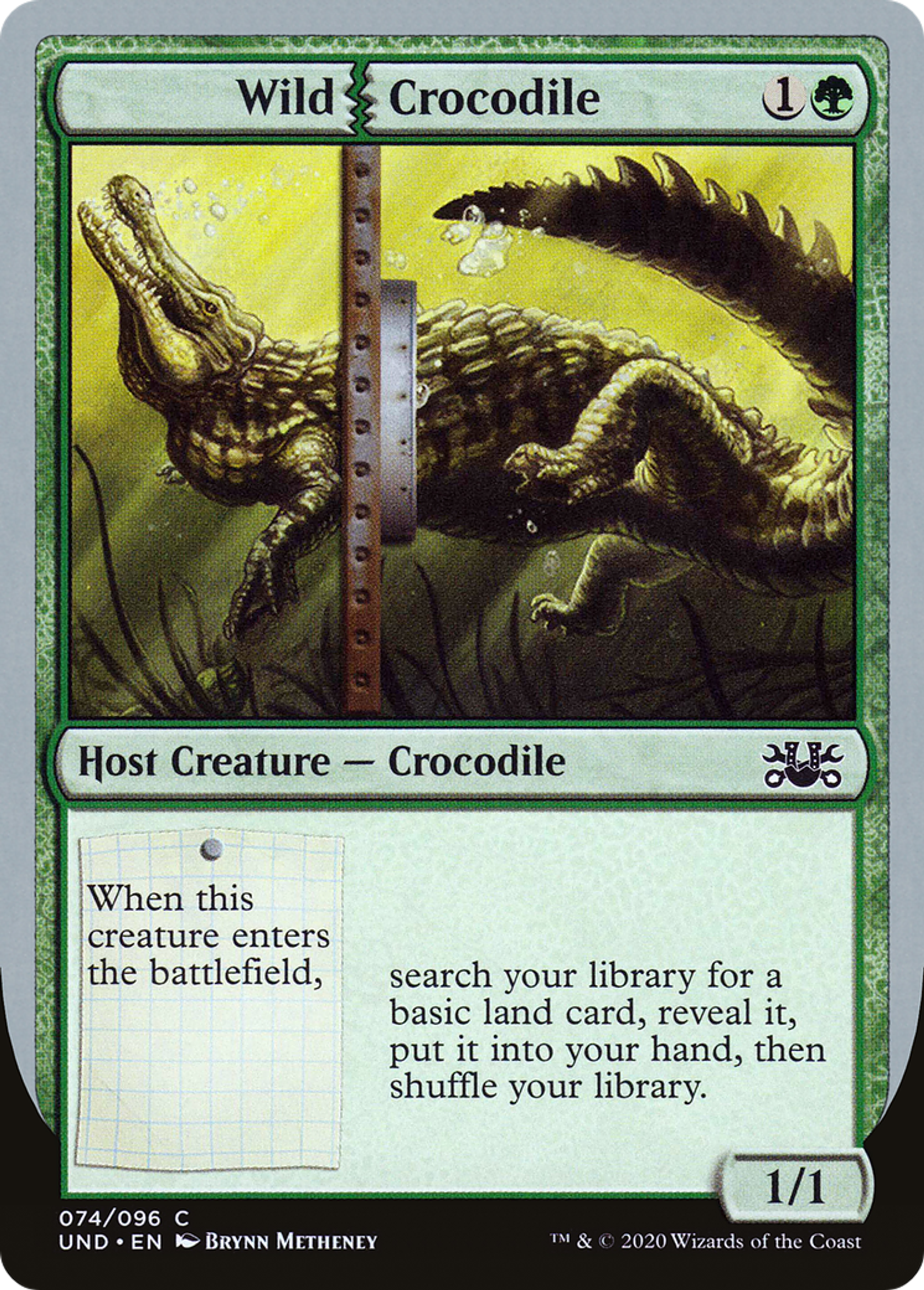 Wild Crocodile — Unsanctioned — Magic: The Gathering
