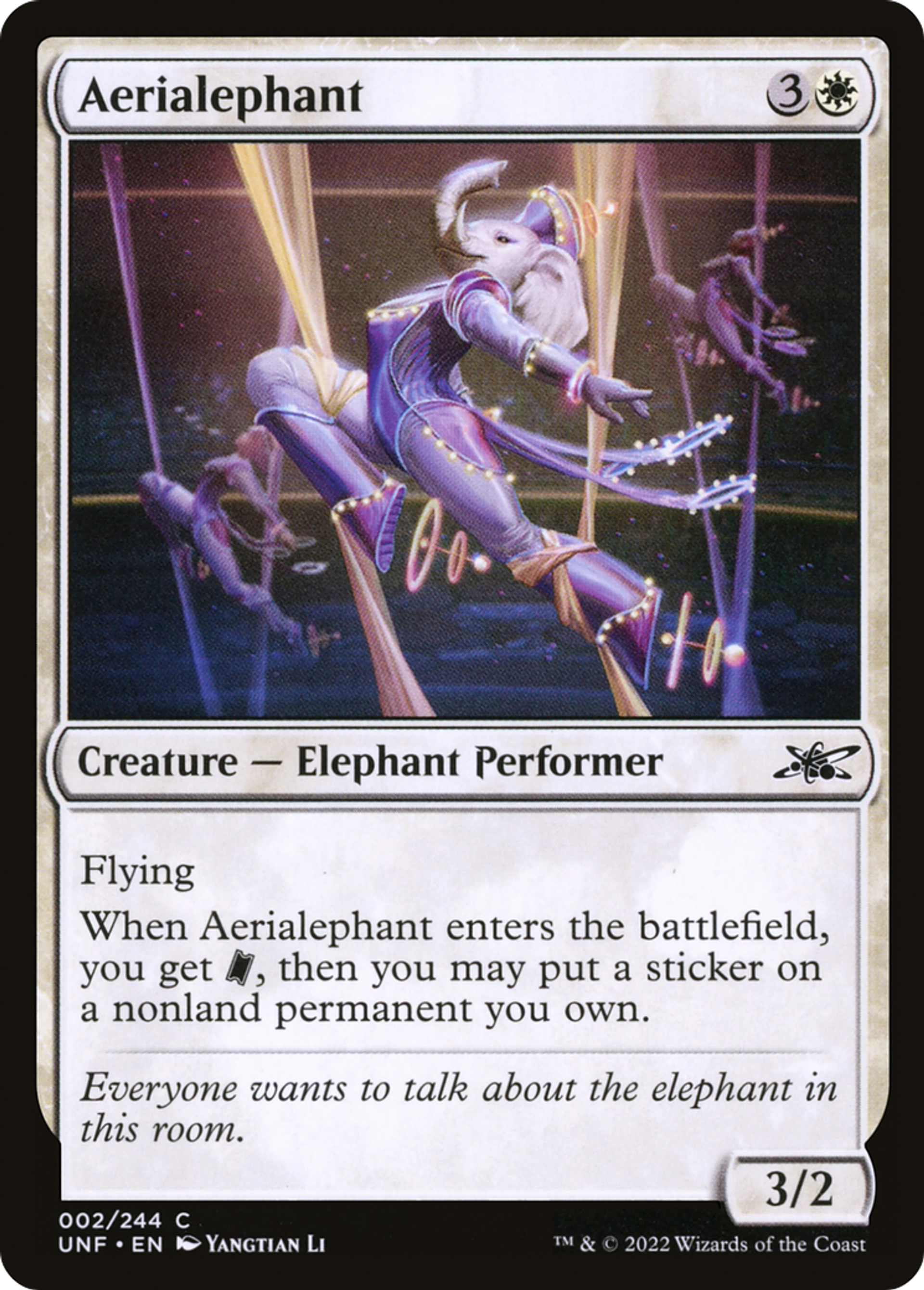 Aerialephant — Unfinity — Magic: The Gathering