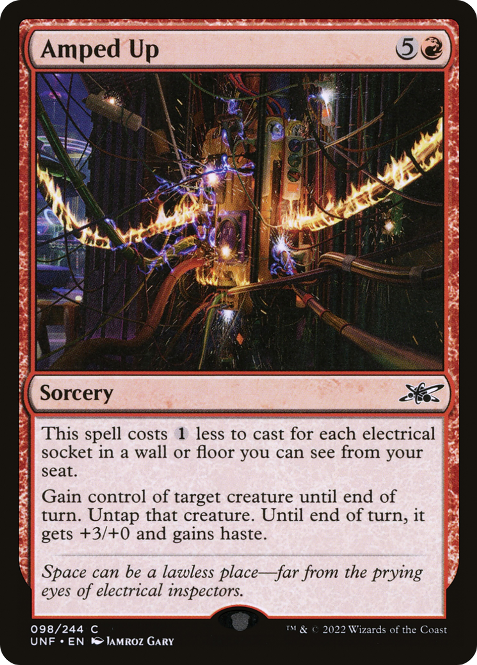 Amped Up — Unfinity — Magic: The Gathering