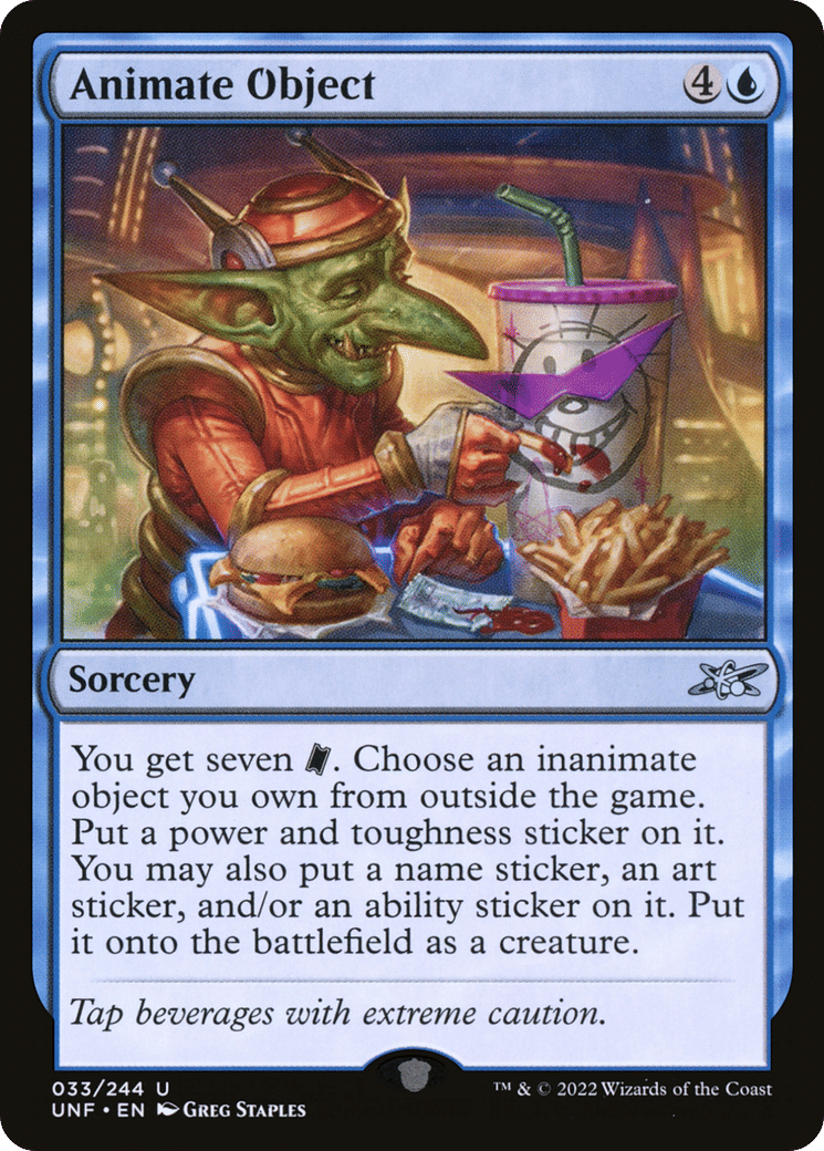 Animate Object — Unfinity — Magic: The Gathering
