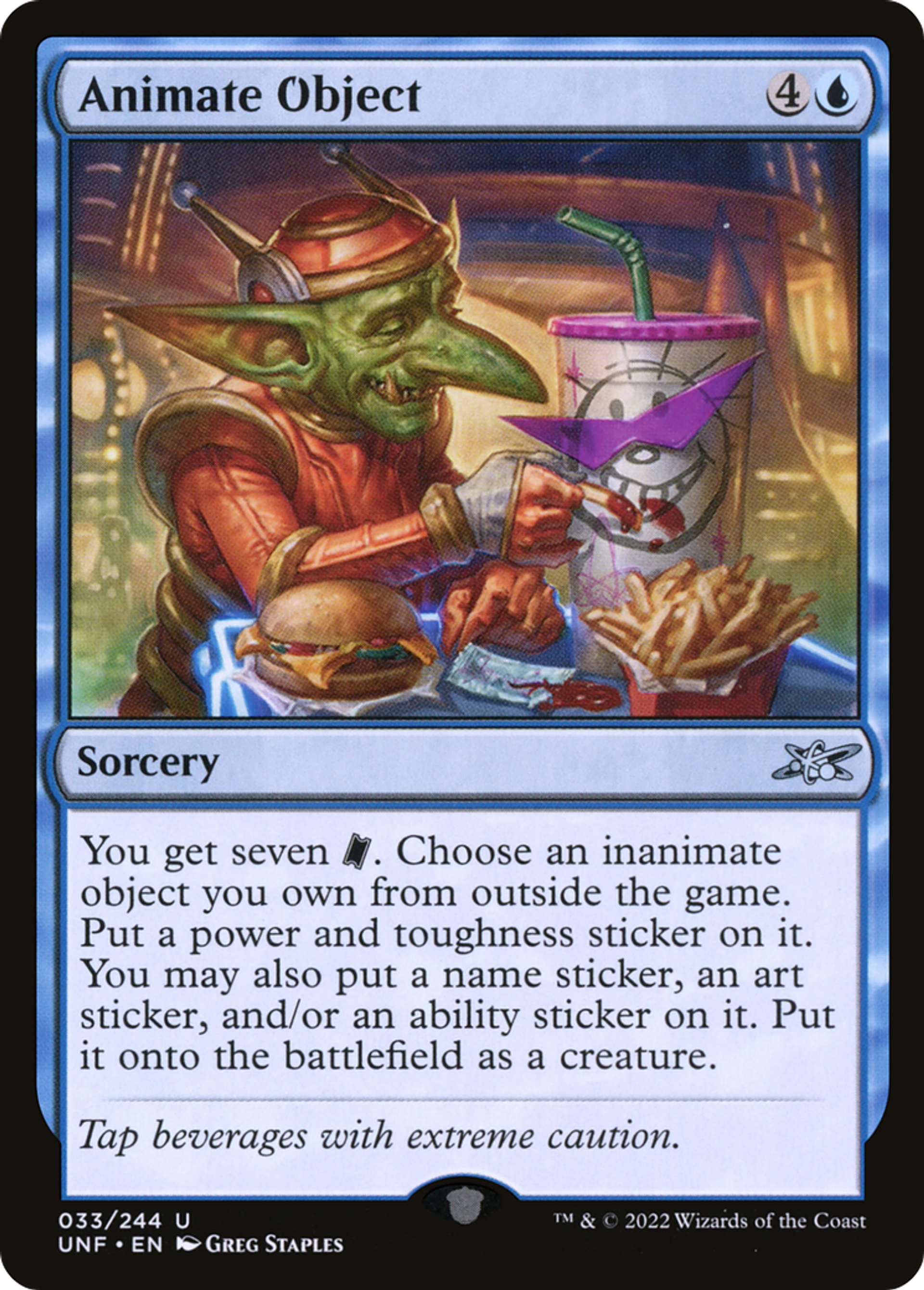 Animate Object — Unfinity — Magic: The Gathering