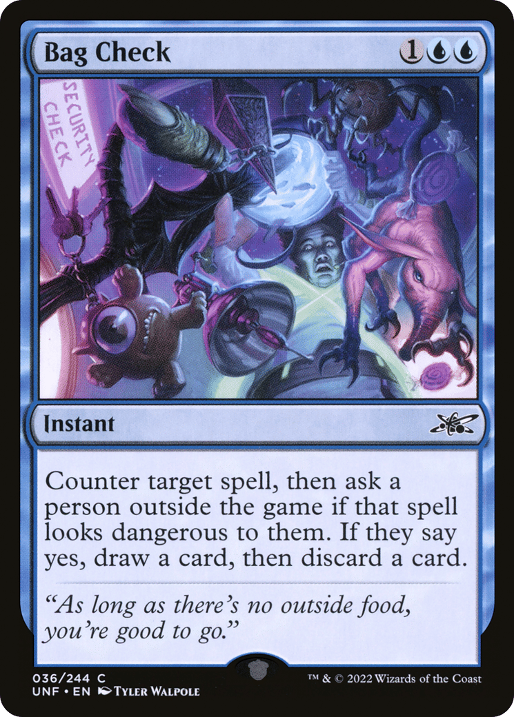 Bag Check — Unfinity — Magic: The Gathering