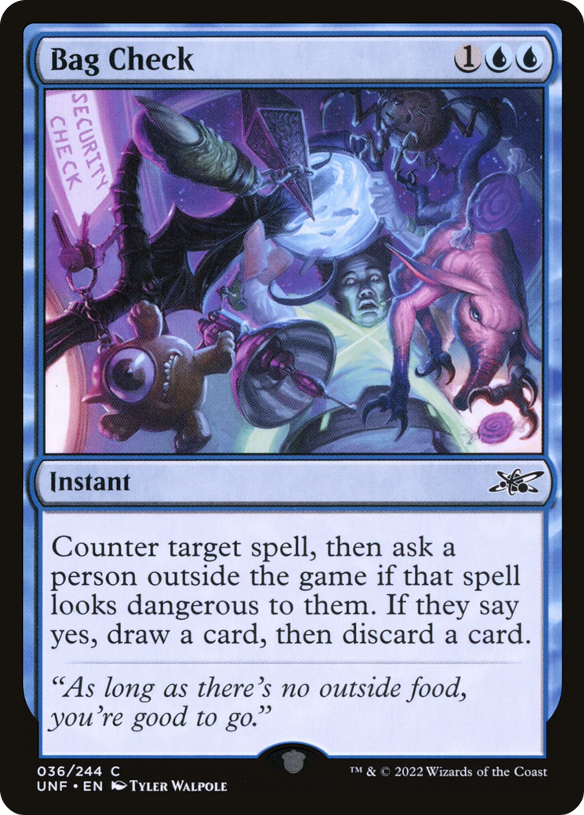 Bag Check — Unfinity — Magic: The Gathering