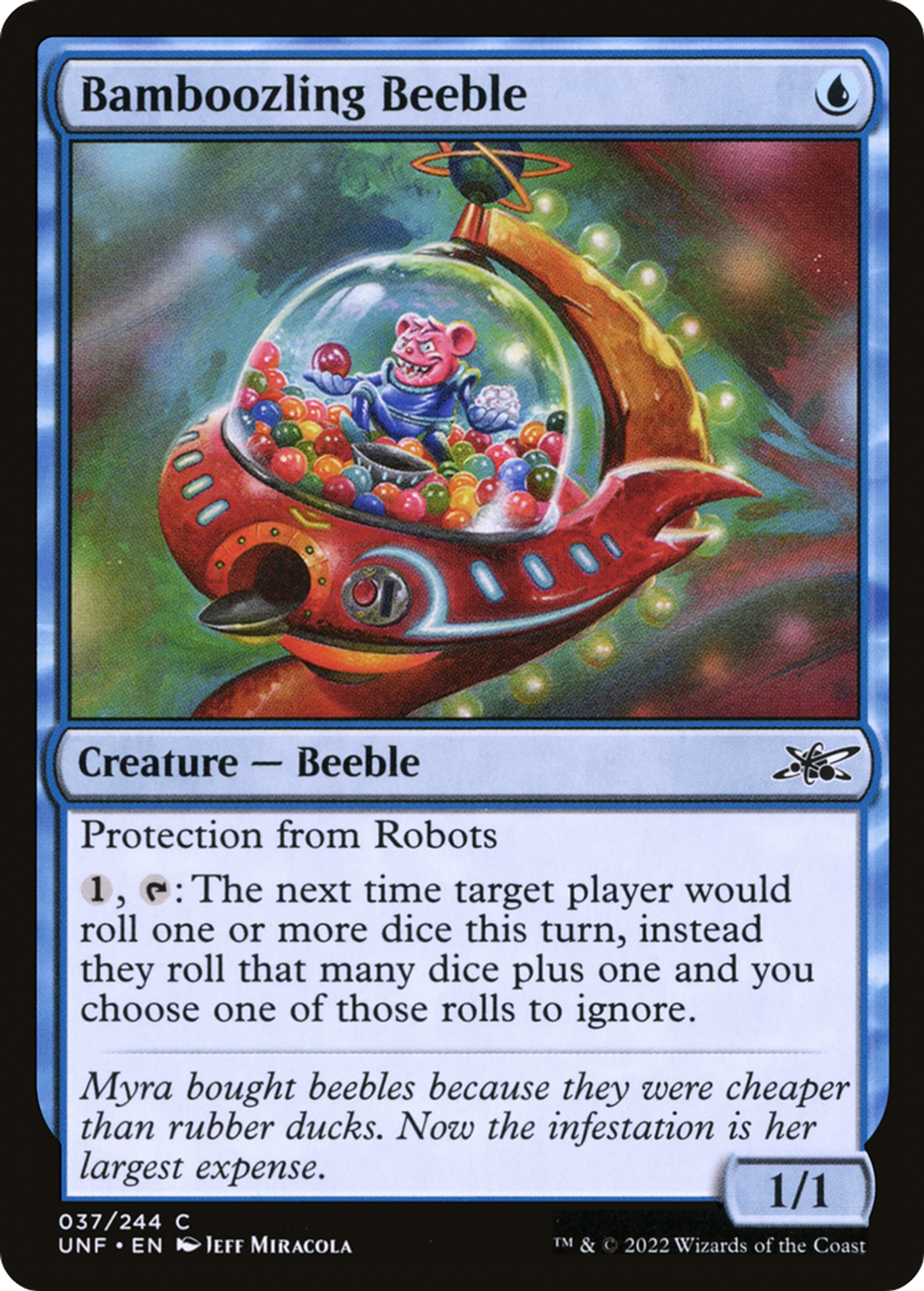Bamboozling Beeble — Unfinity — Magic: The Gathering