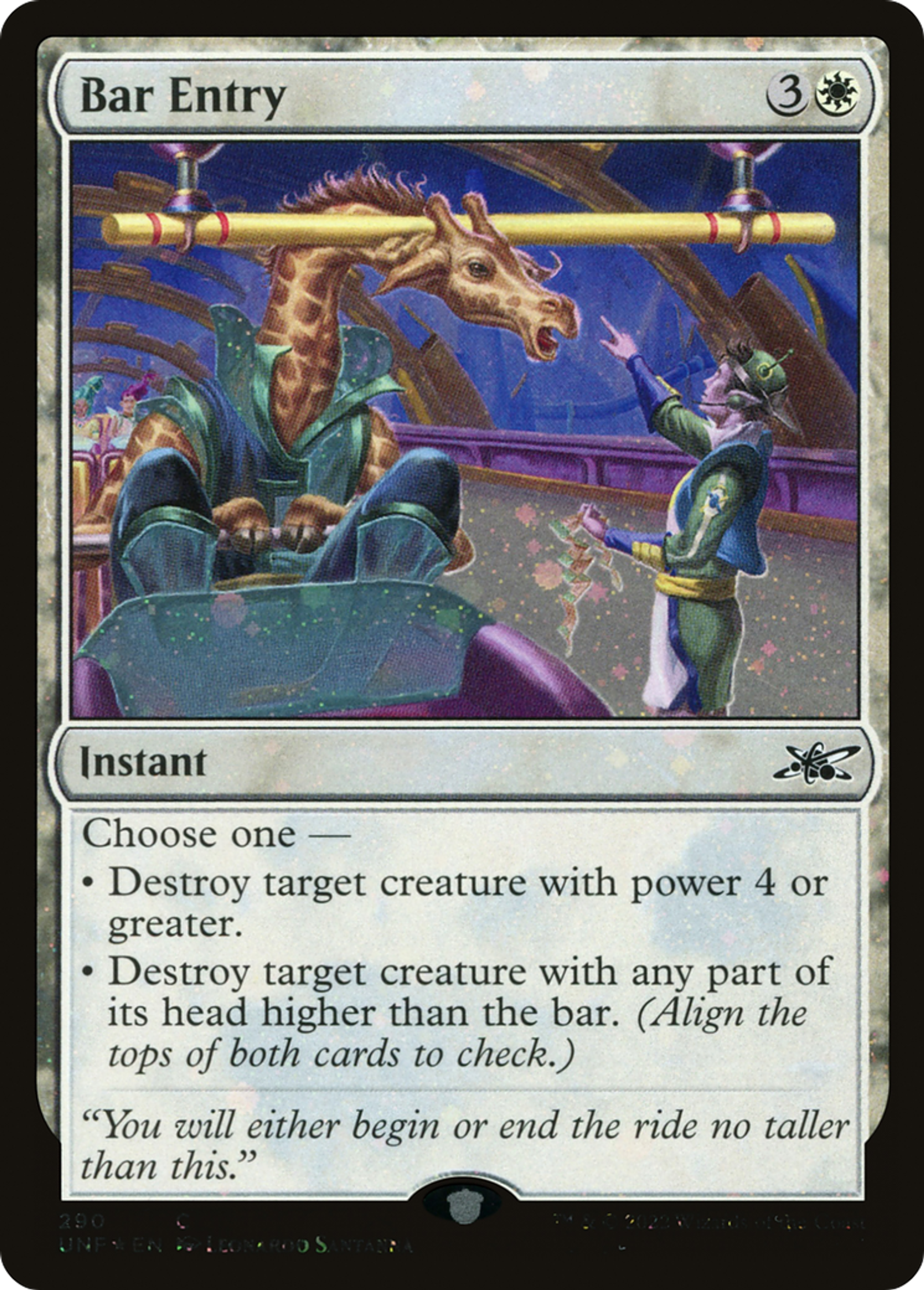 Bar Entry — Unfinity — Magic: The Gathering