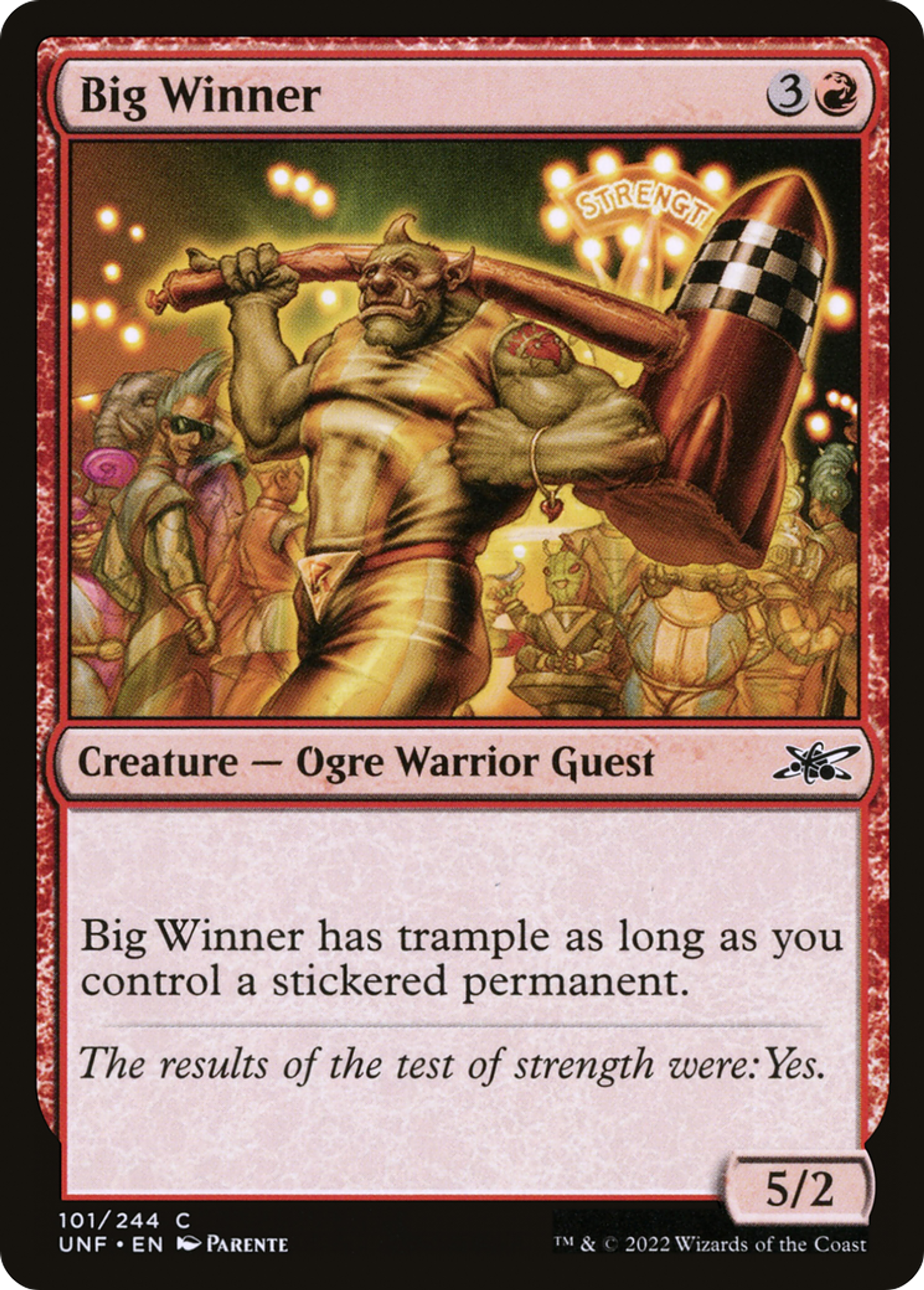 Big Winner — Unfinity — Magic: The Gathering