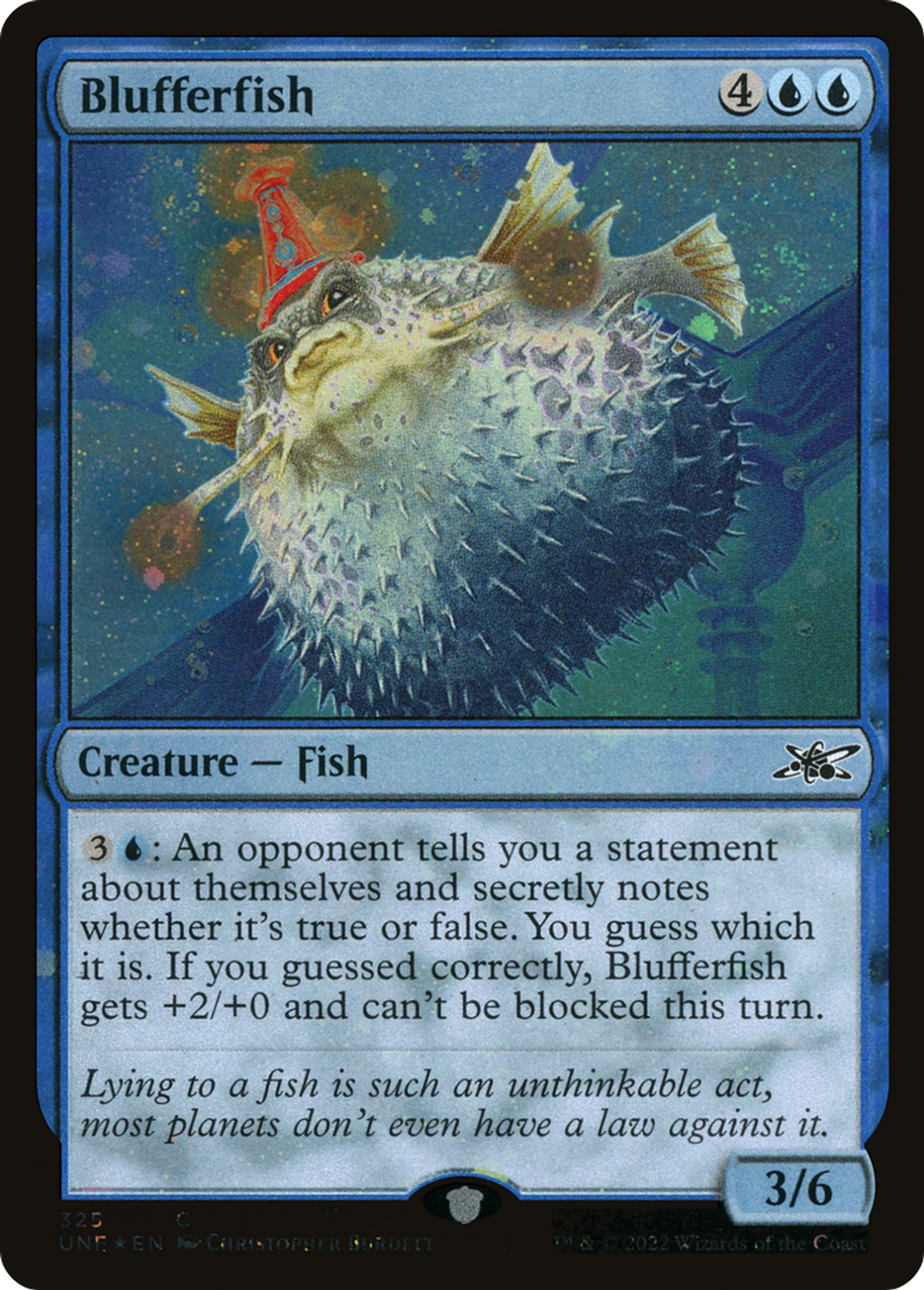 Blufferfish — Unfinity — Magic: The Gathering