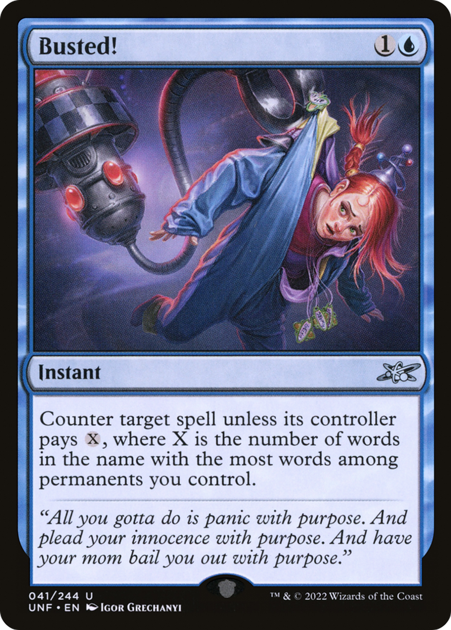 Busted! — Unfinity — Magic: The Gathering