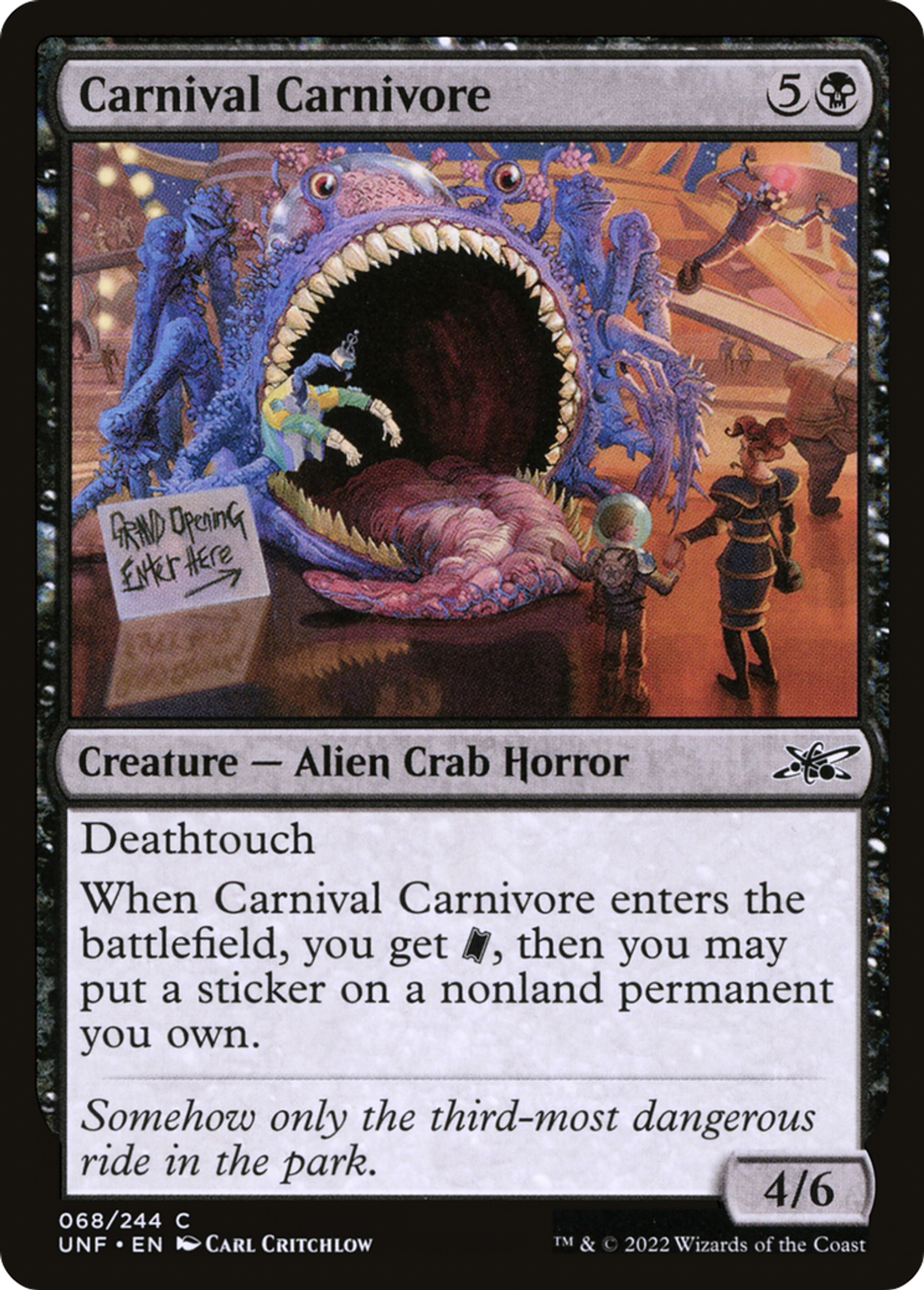 Carnival Carnivore — Unfinity — Magic: The Gathering