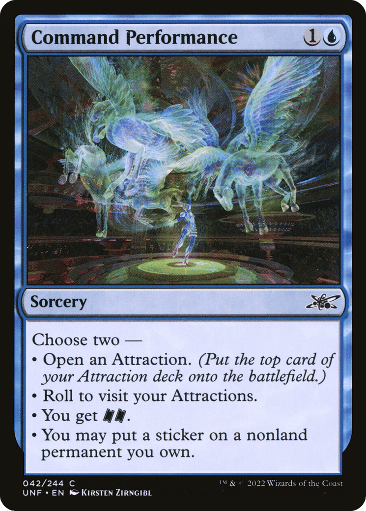 Command Performance — Unfinity — Magic: The Gathering