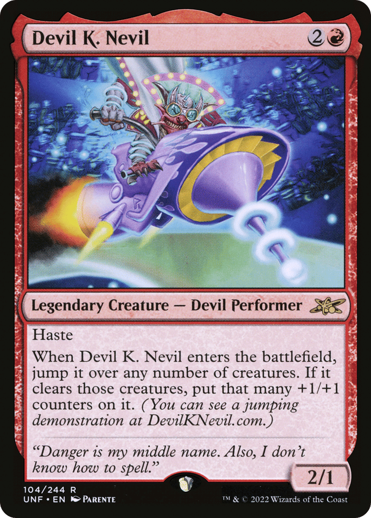Devil K. Nevil — Unfinity — Magic: The Gathering