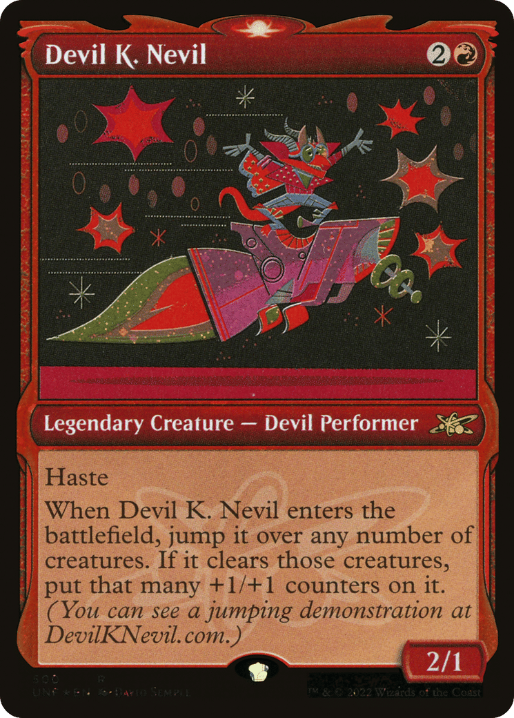 Devil K. Nevil — Unfinity — Magic: The Gathering