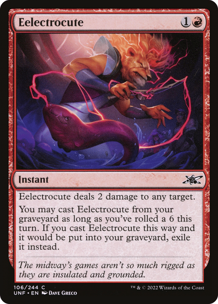 Eelectrocute — Unfinity — Magic: The Gathering