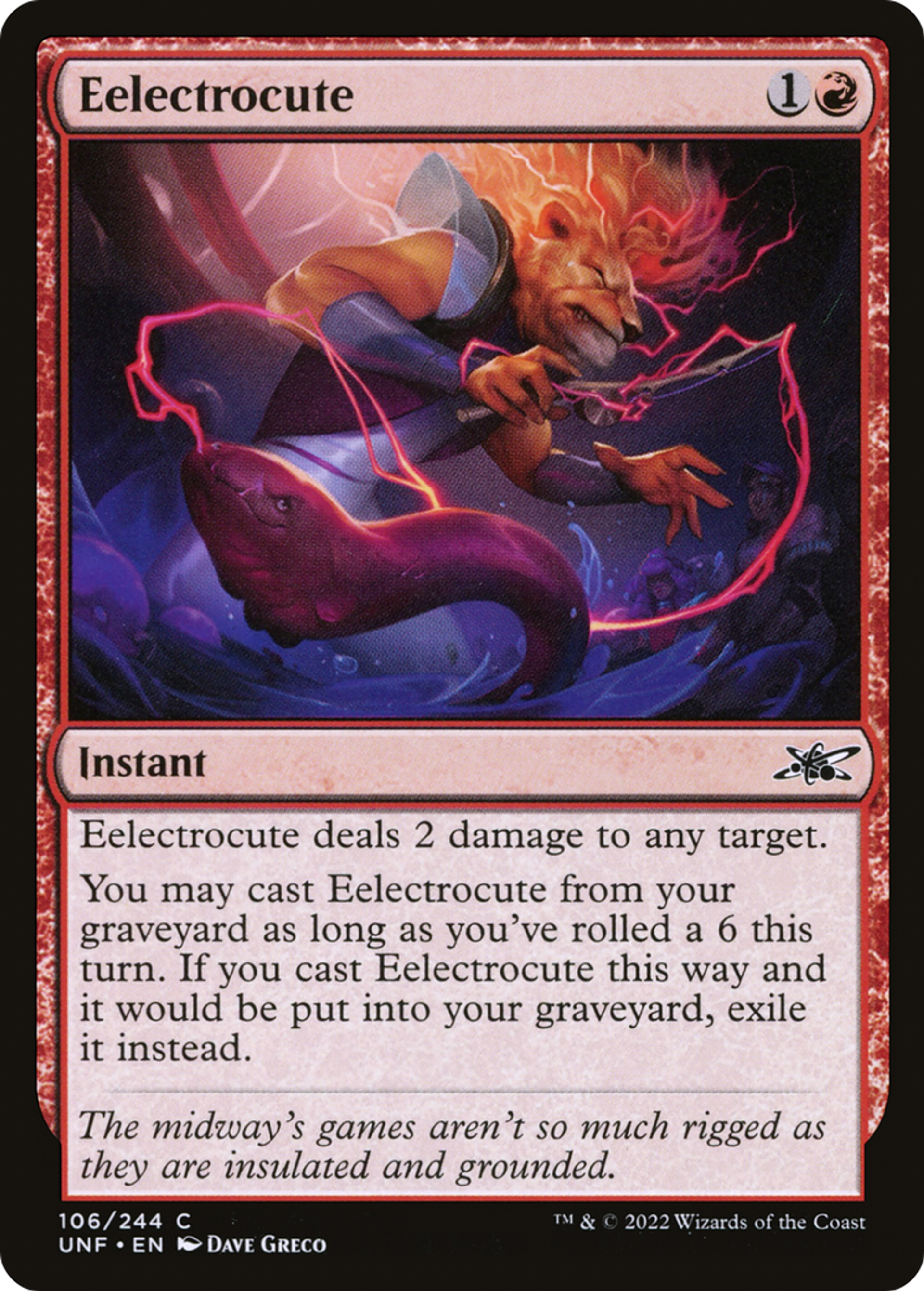 Eelectrocute — Unfinity — Magic: The Gathering